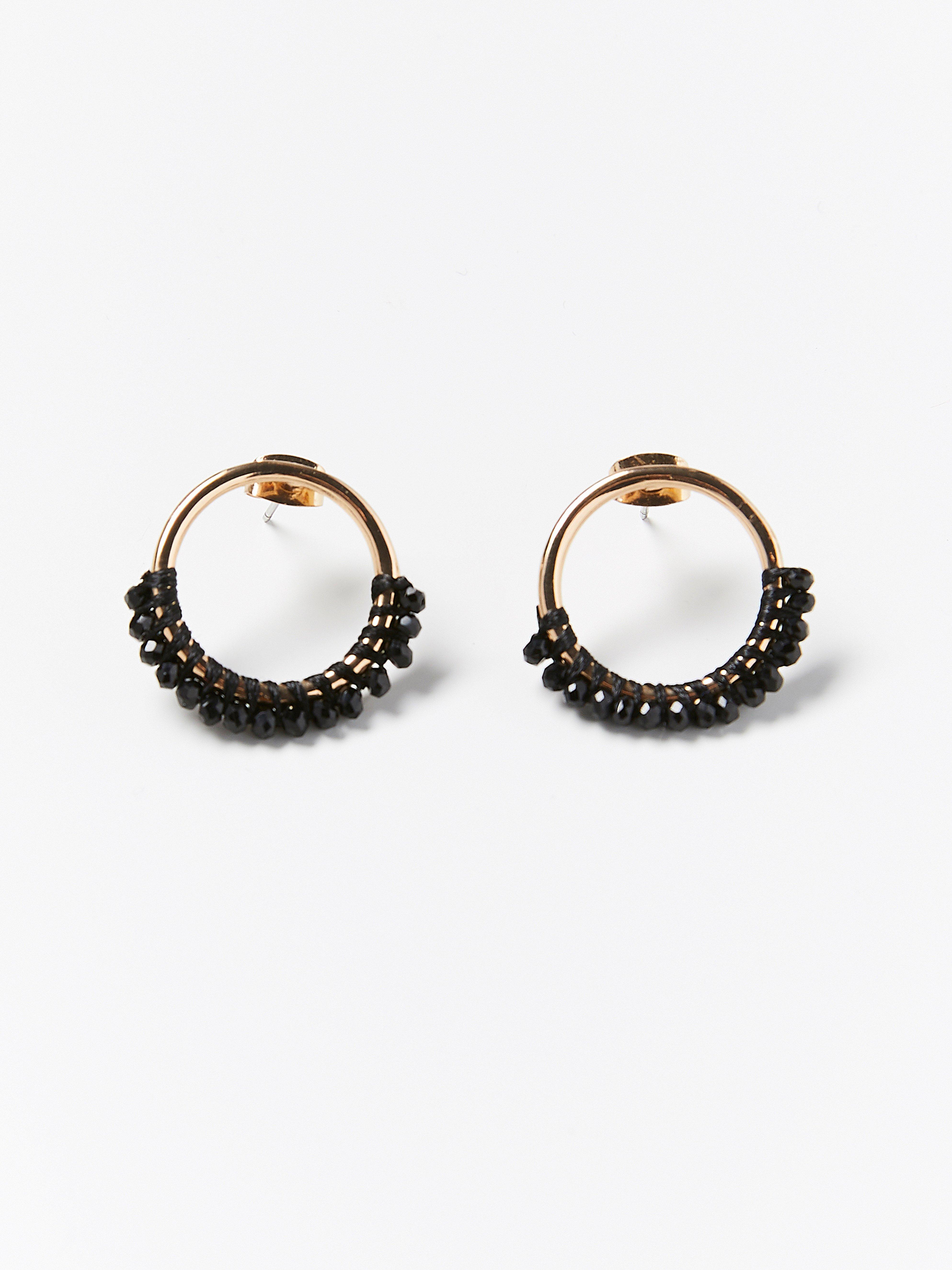 Earrings - Womens Wear - Black