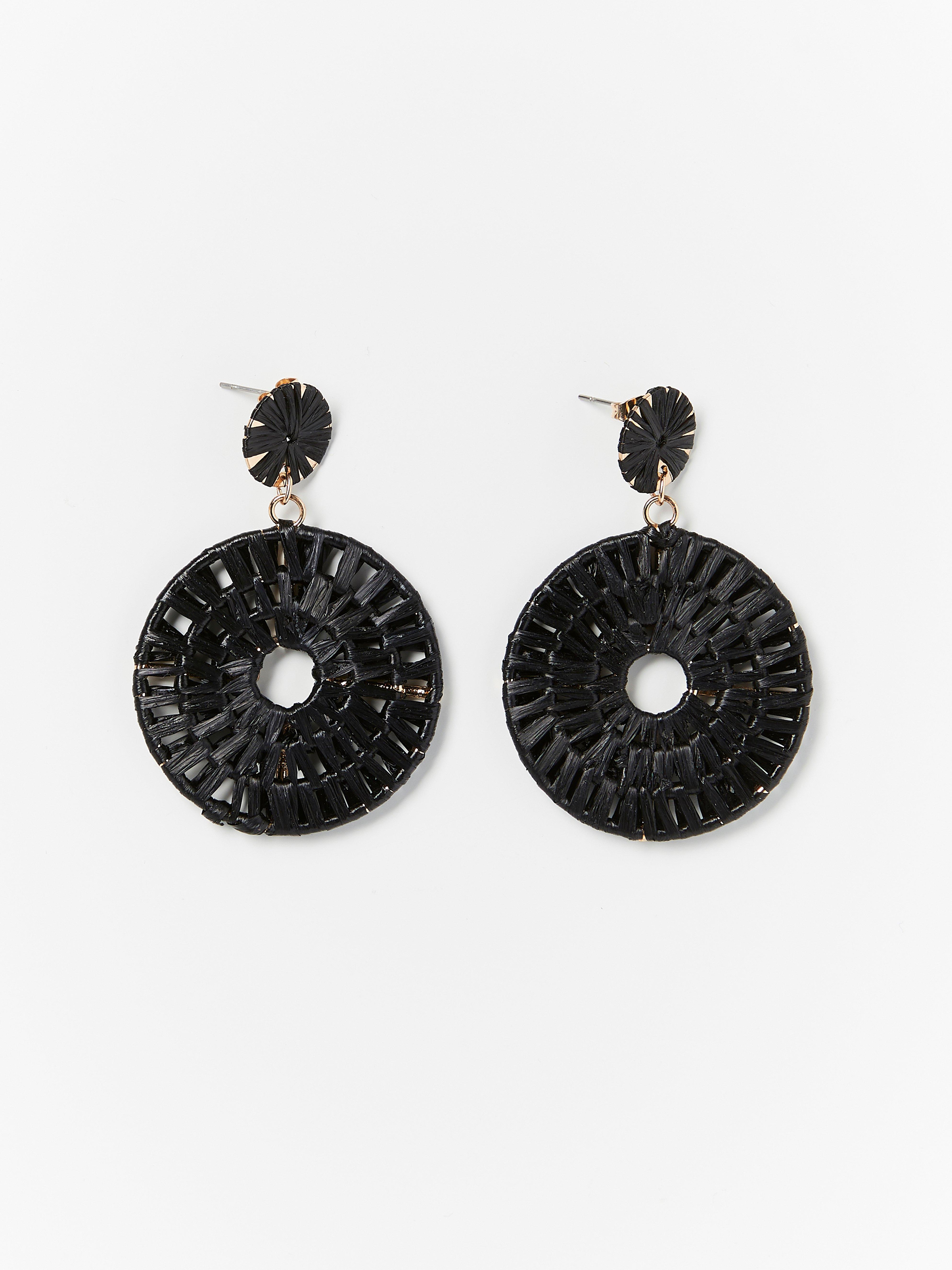 Earrings - Womens Wear - Black