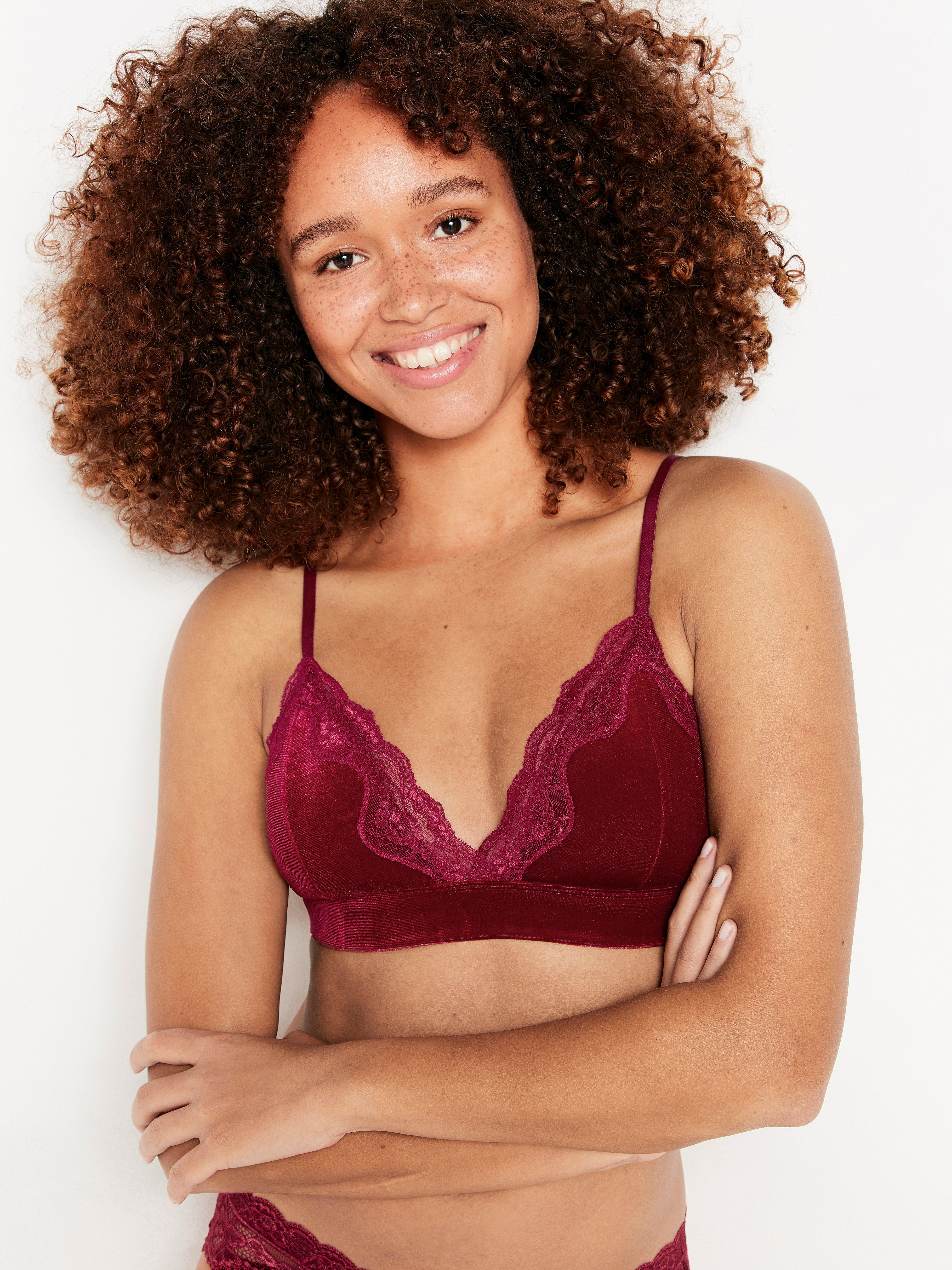 velvet bralette