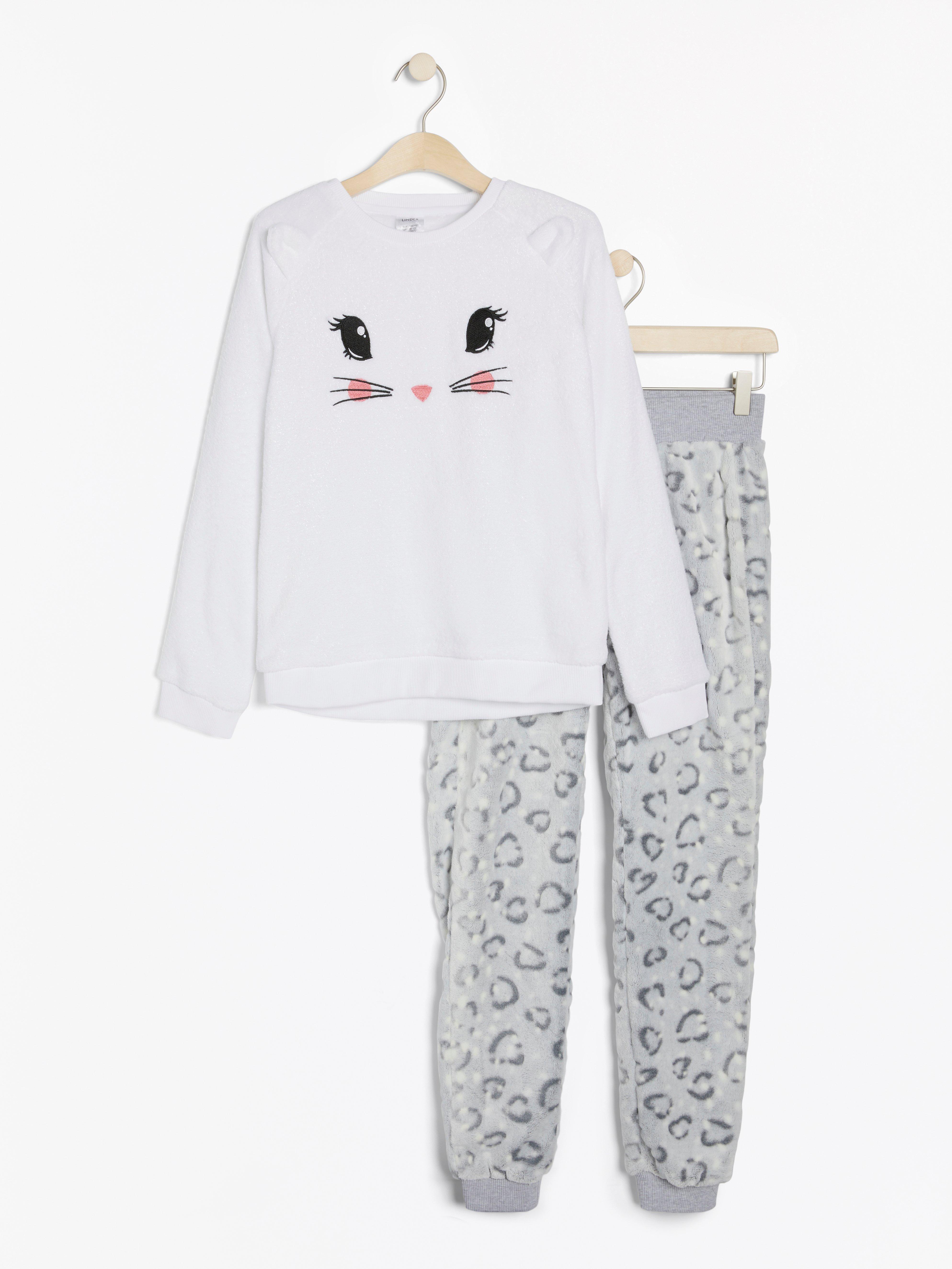 Pyjamassett - Barn - Hvit