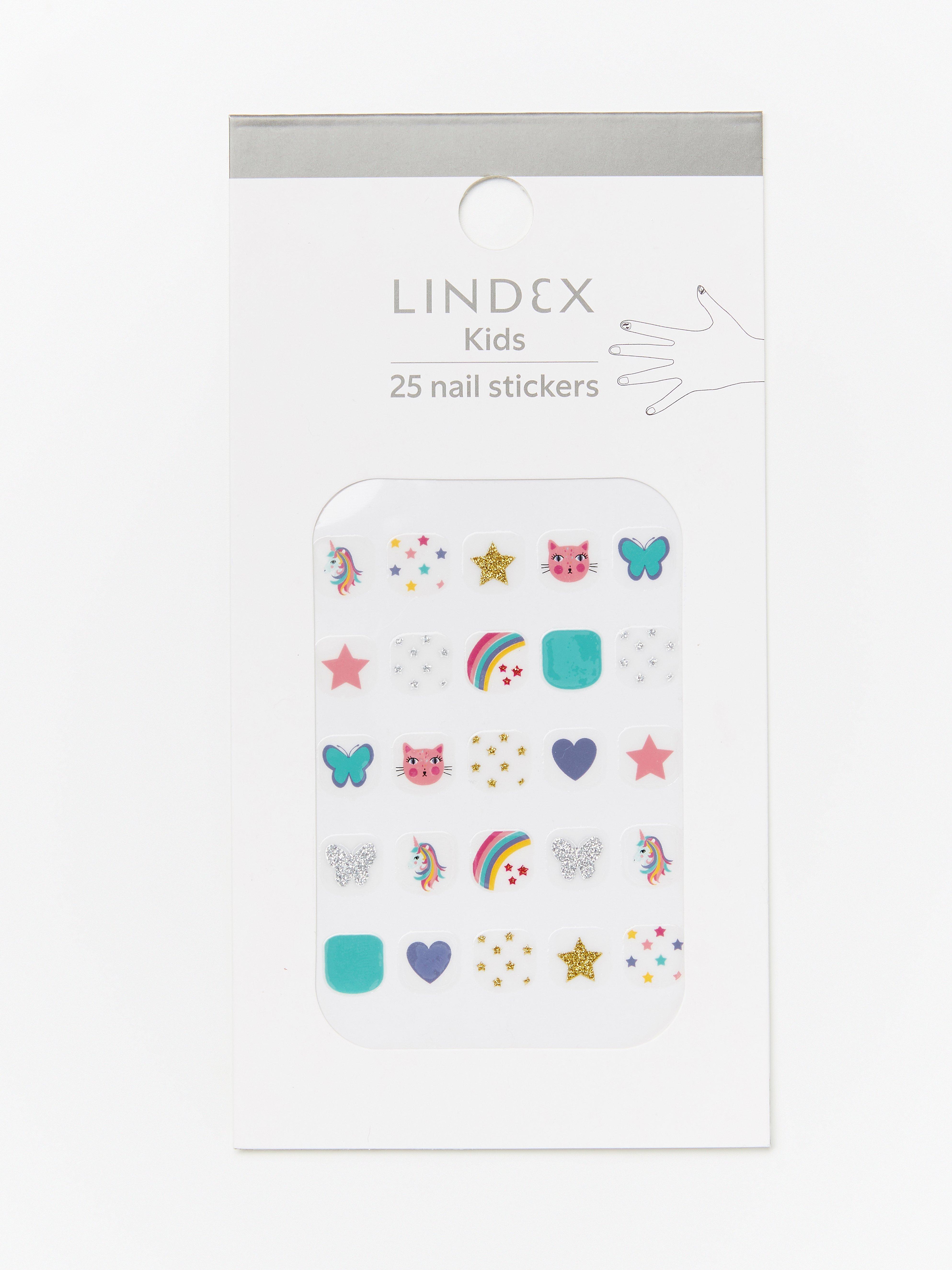 Nail Stickers - Kids Wear - White
