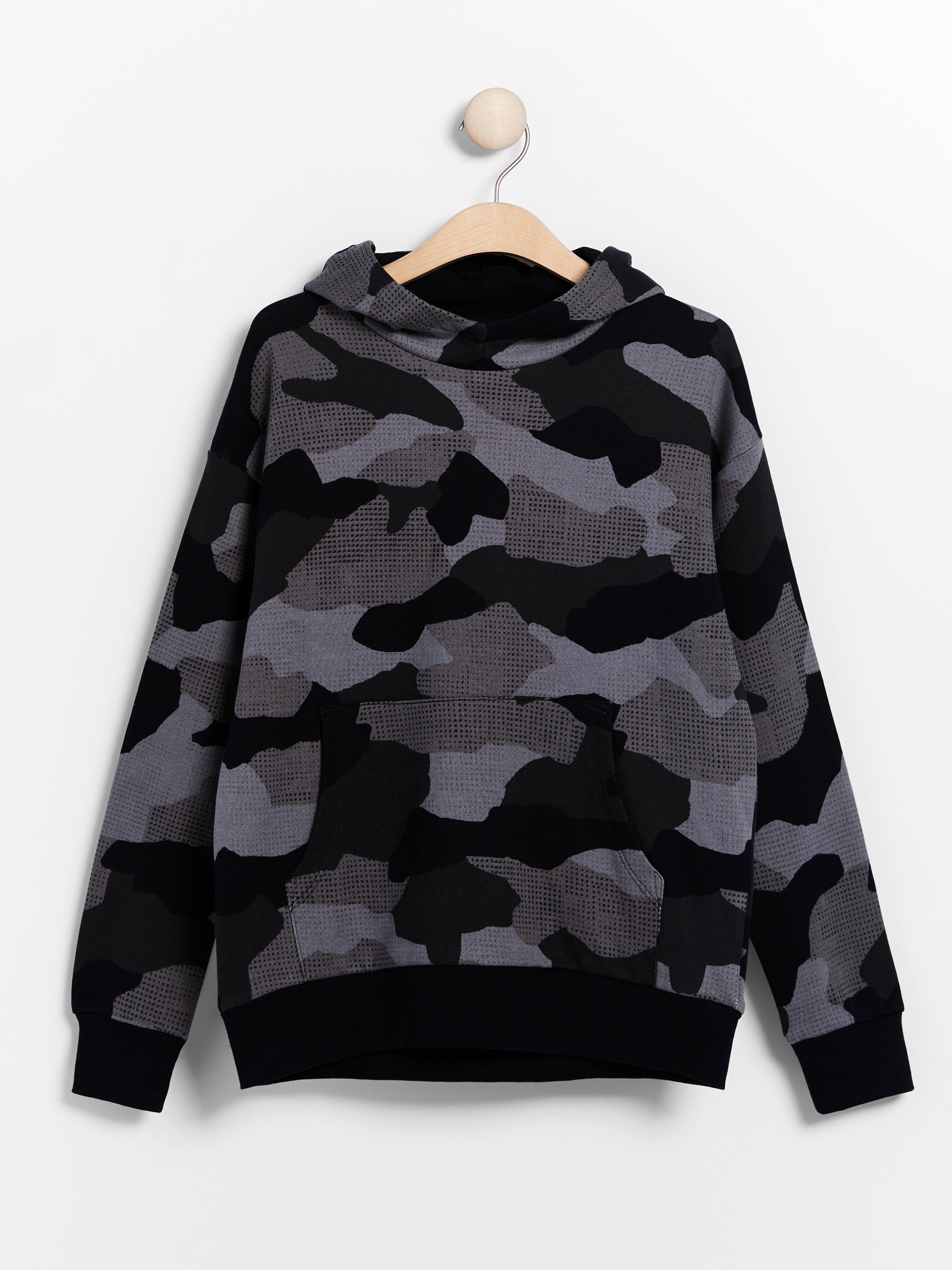 Hooded Sweatshirt - Kids Wear - Black