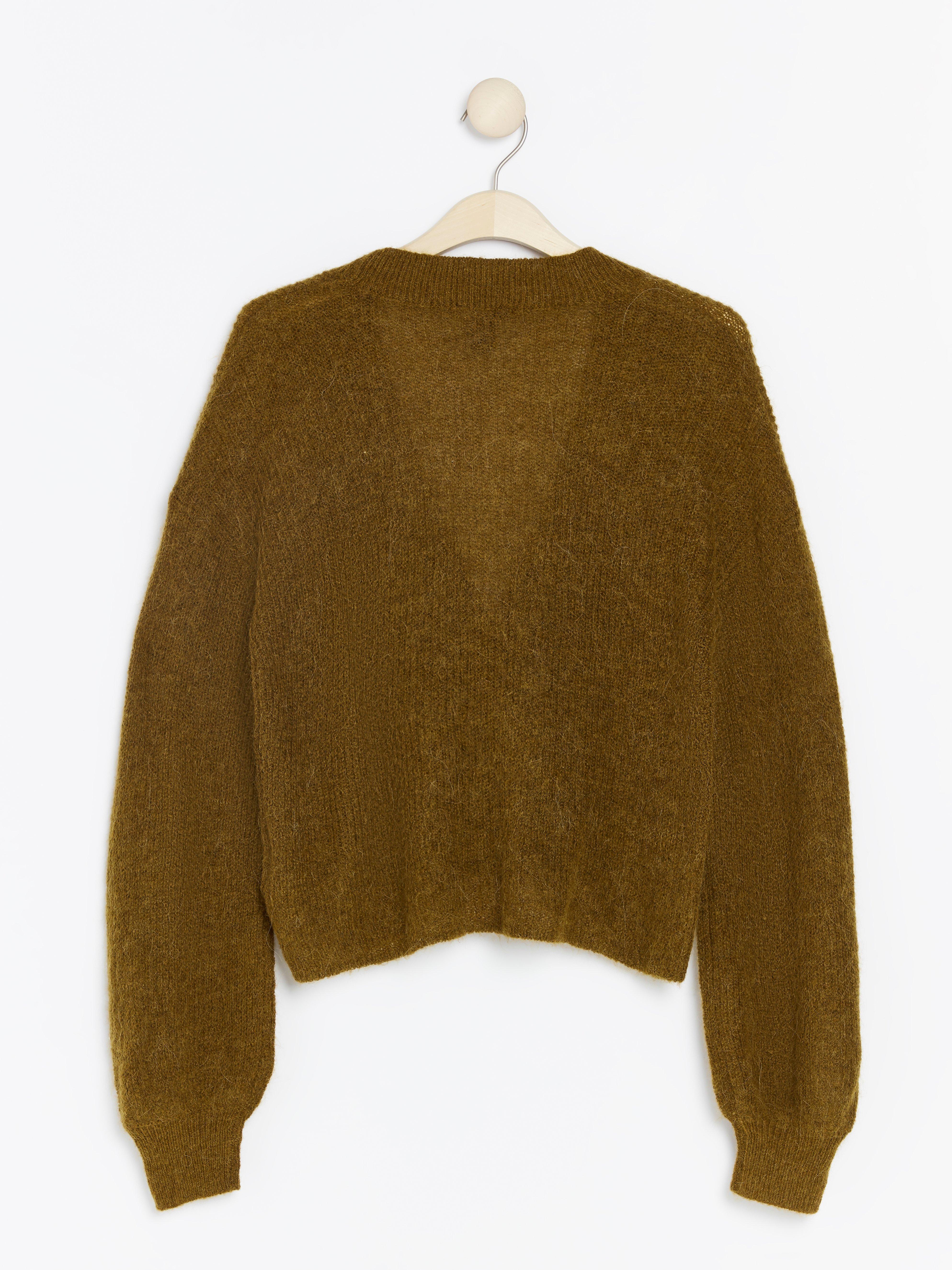 Cardigan - Dame - Brun