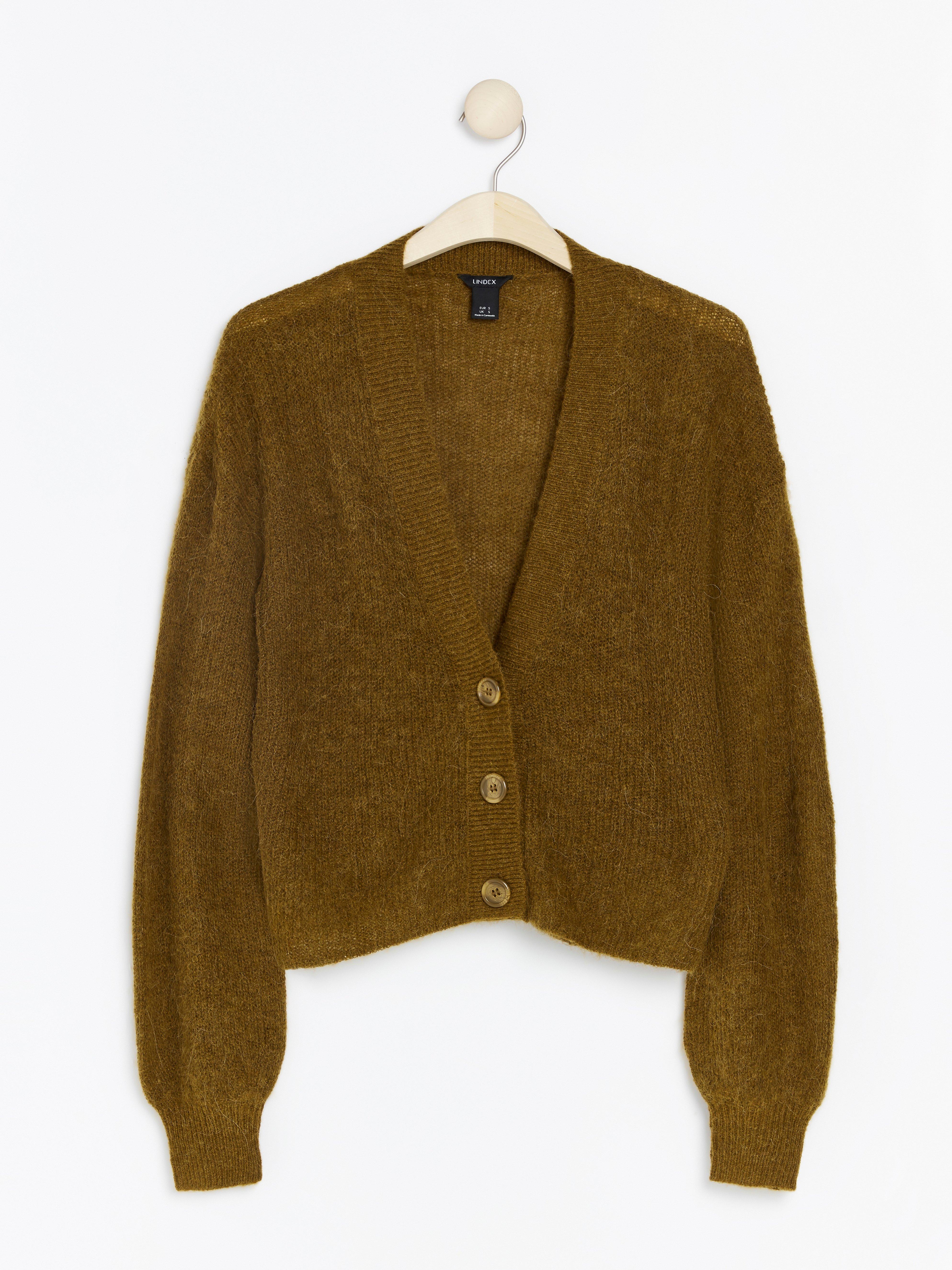 Cardigan - Dame - Brun