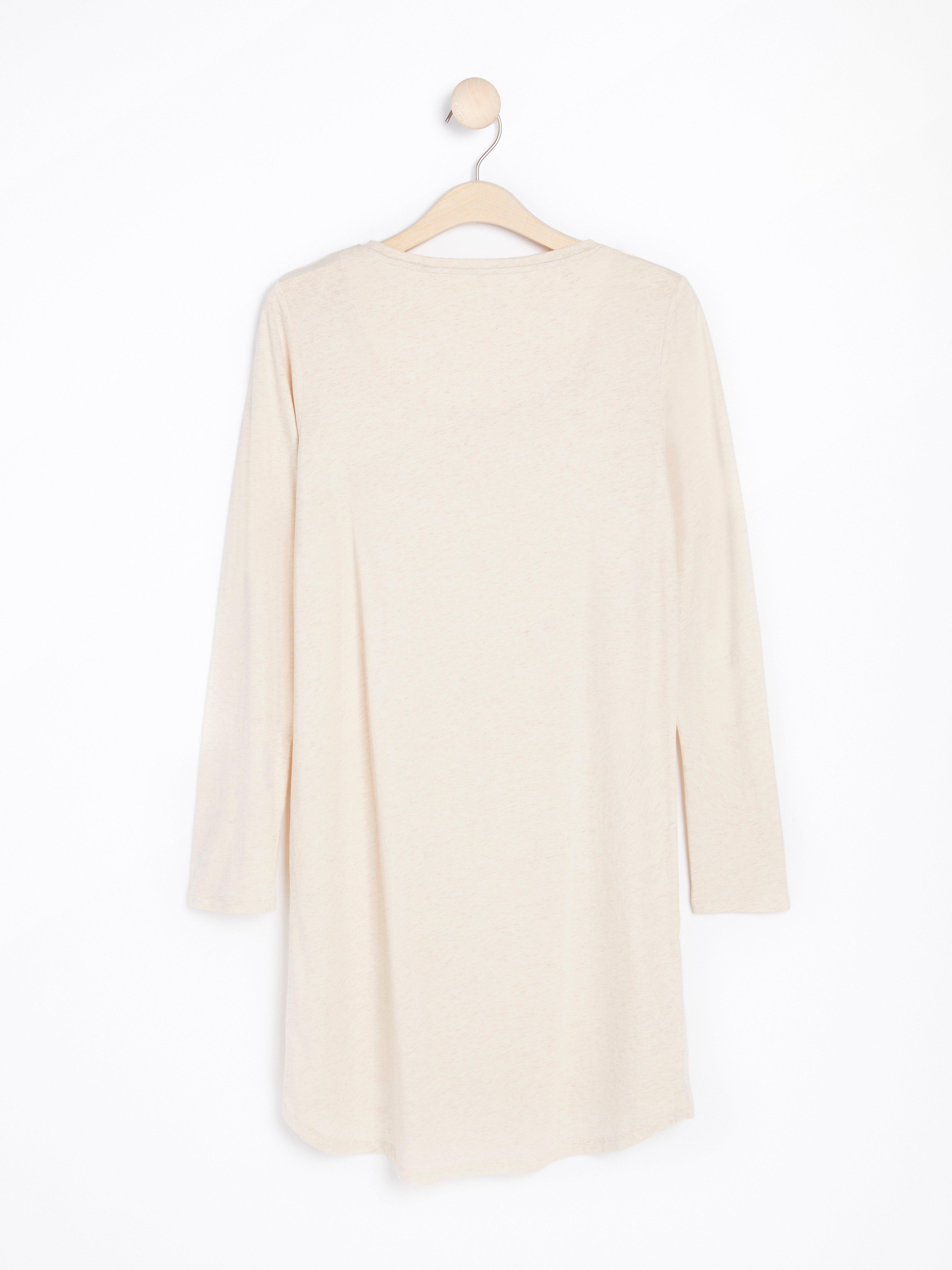 Night Dress - Lingerie - Beige