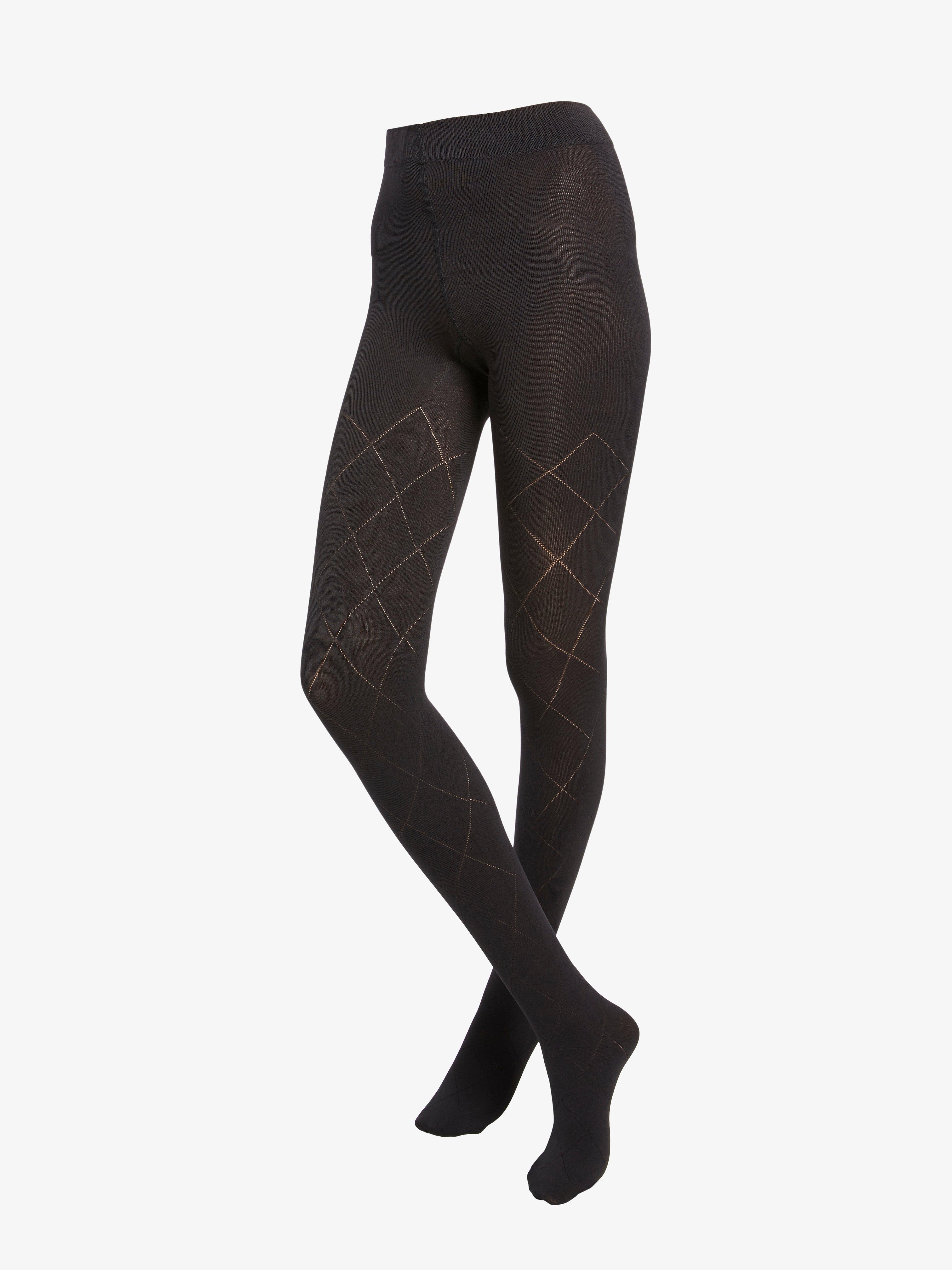 Argyle-mönstrad strumpbyxa, 150 denier