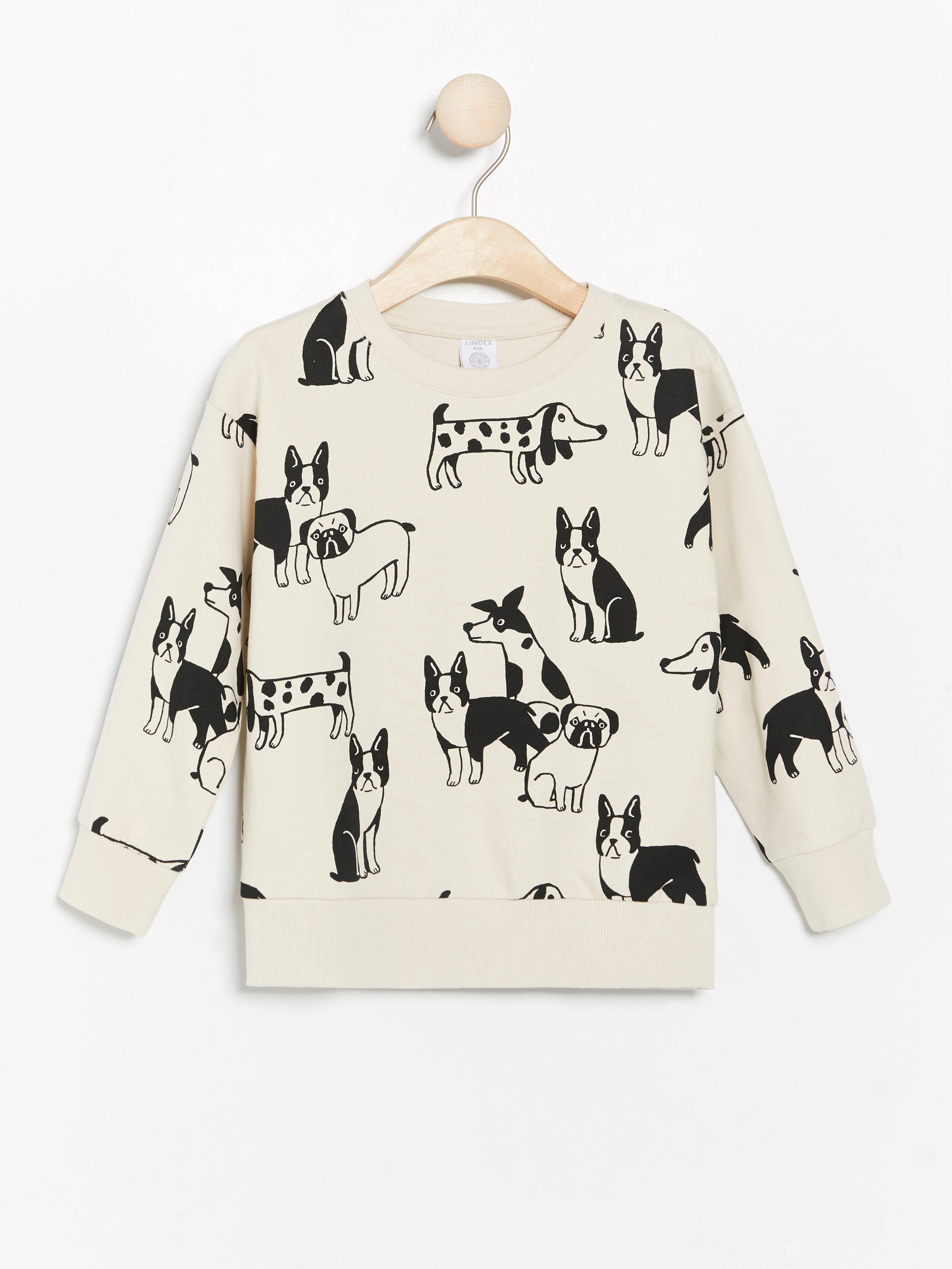 Dog 2025 print sweatshirt