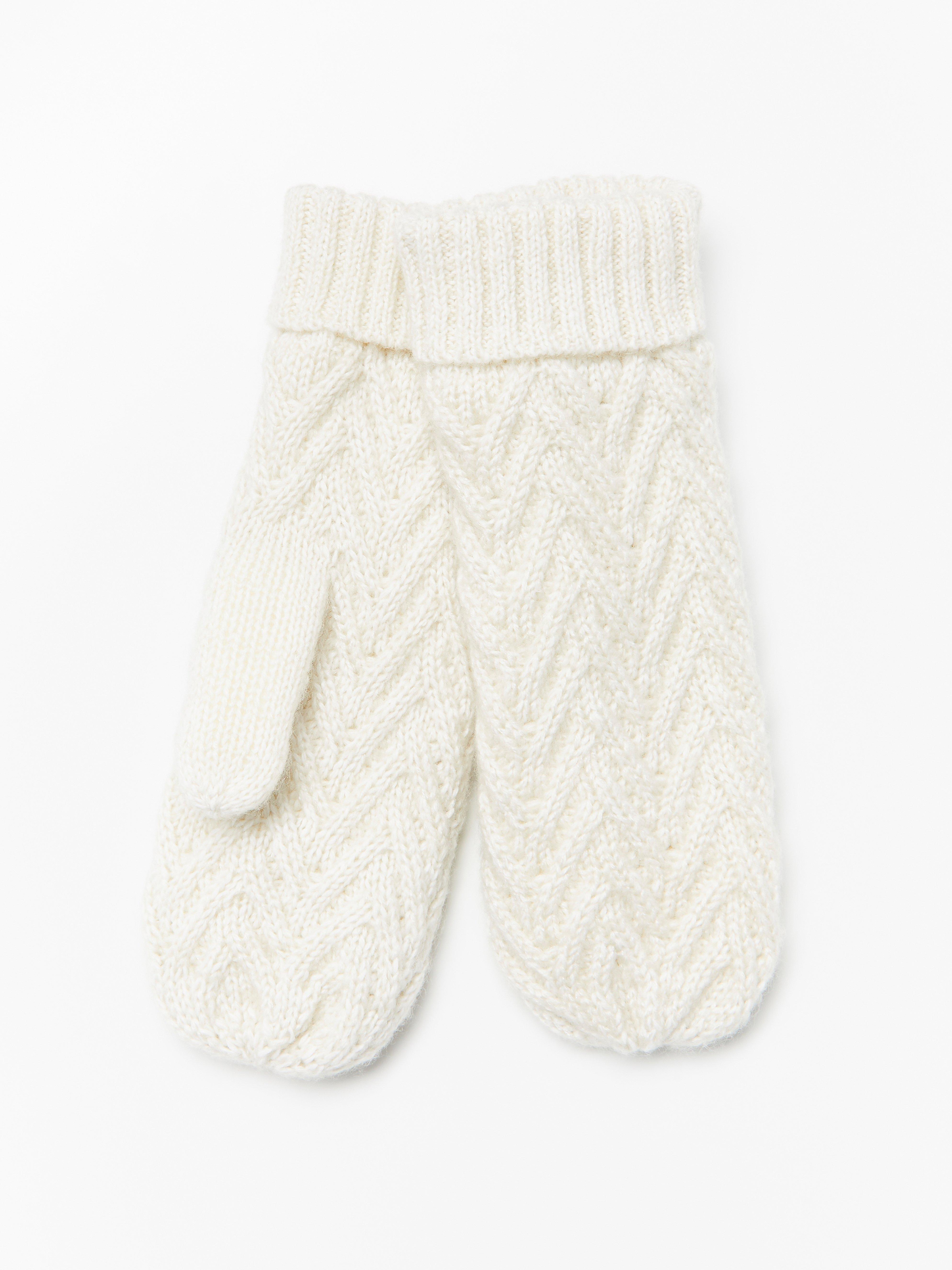 Mittens - Womens Wear - White