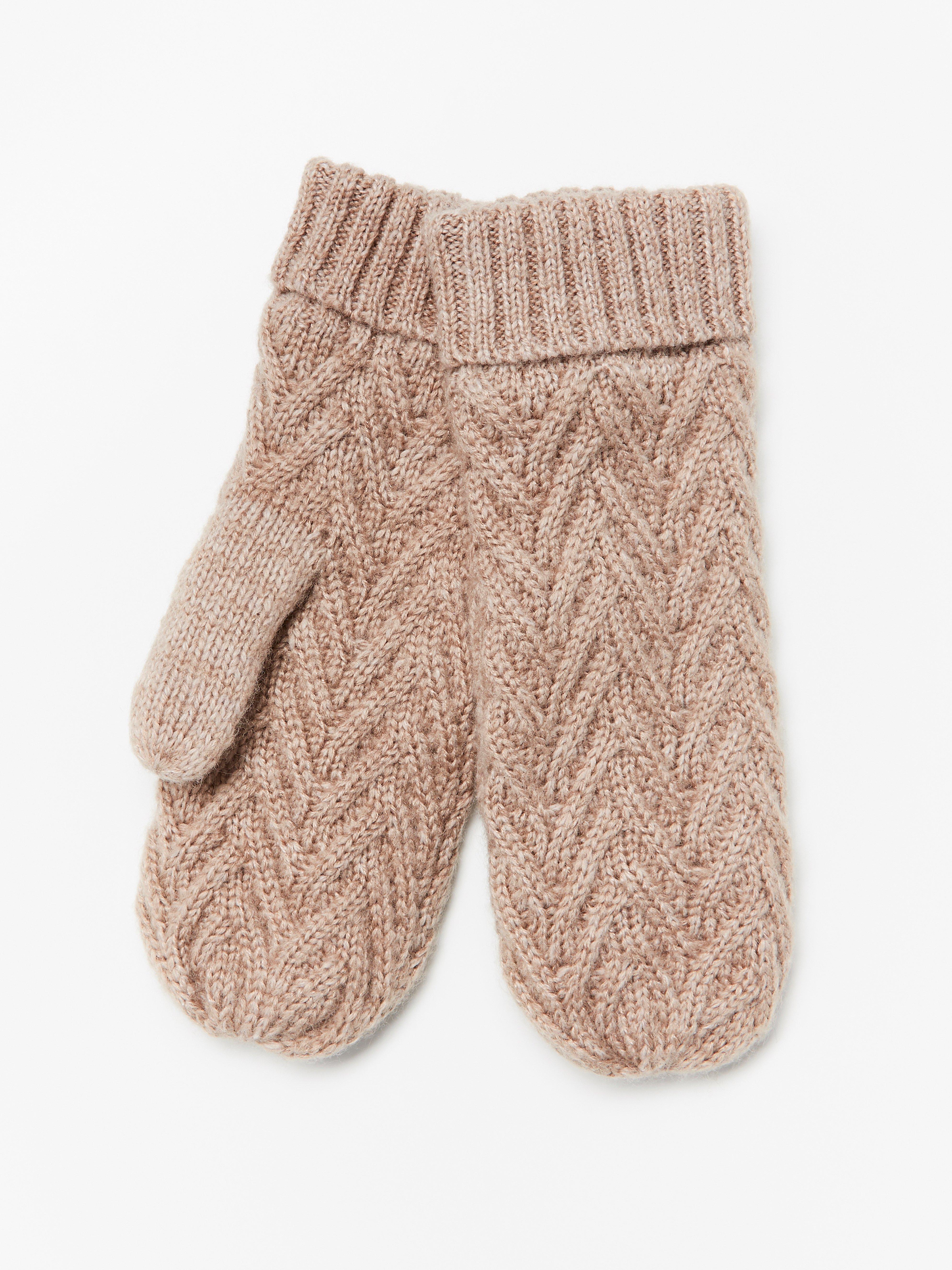 Mittens - Womens Wear - Beige