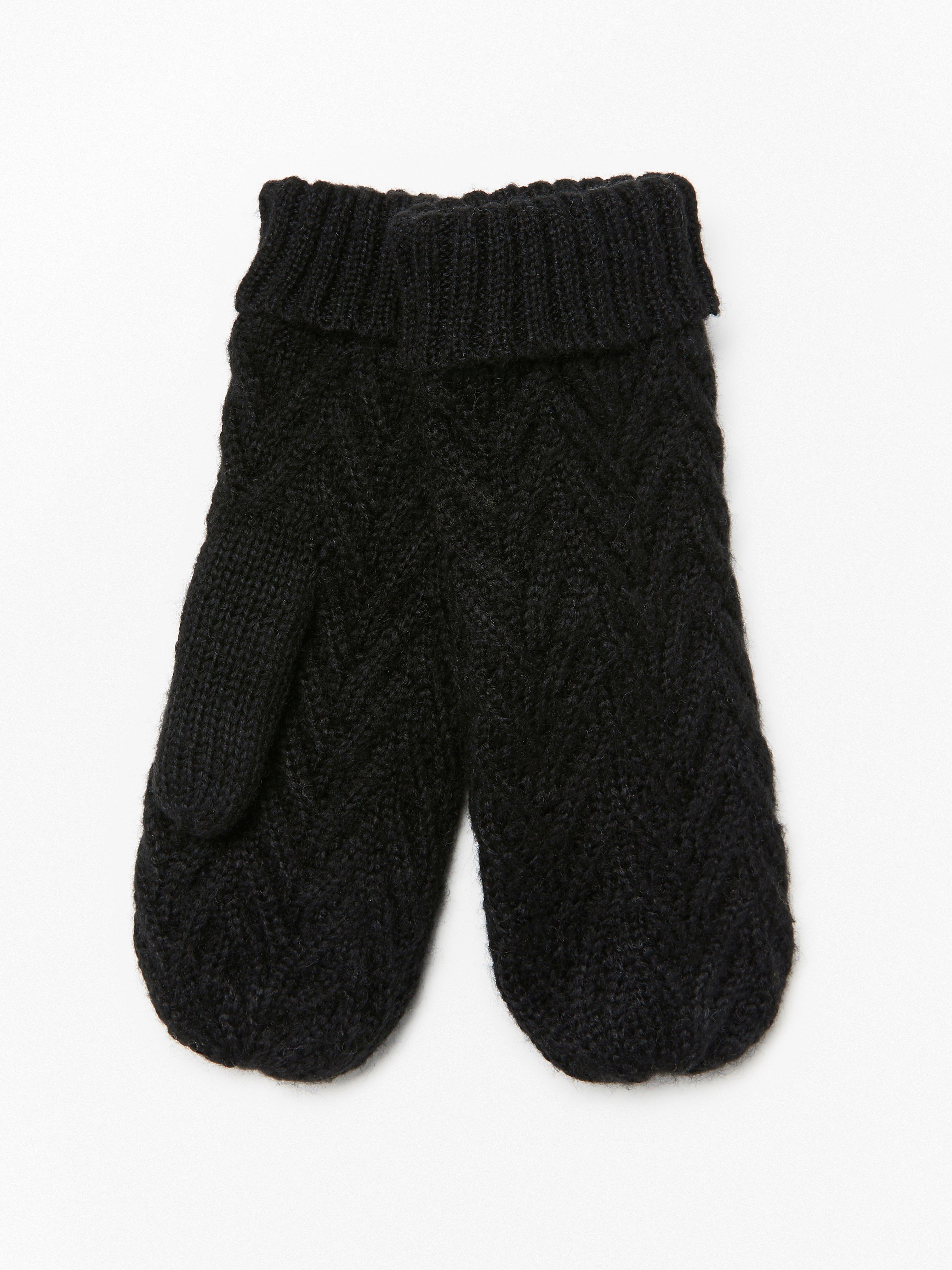 Mittens - Womens Wear - Black