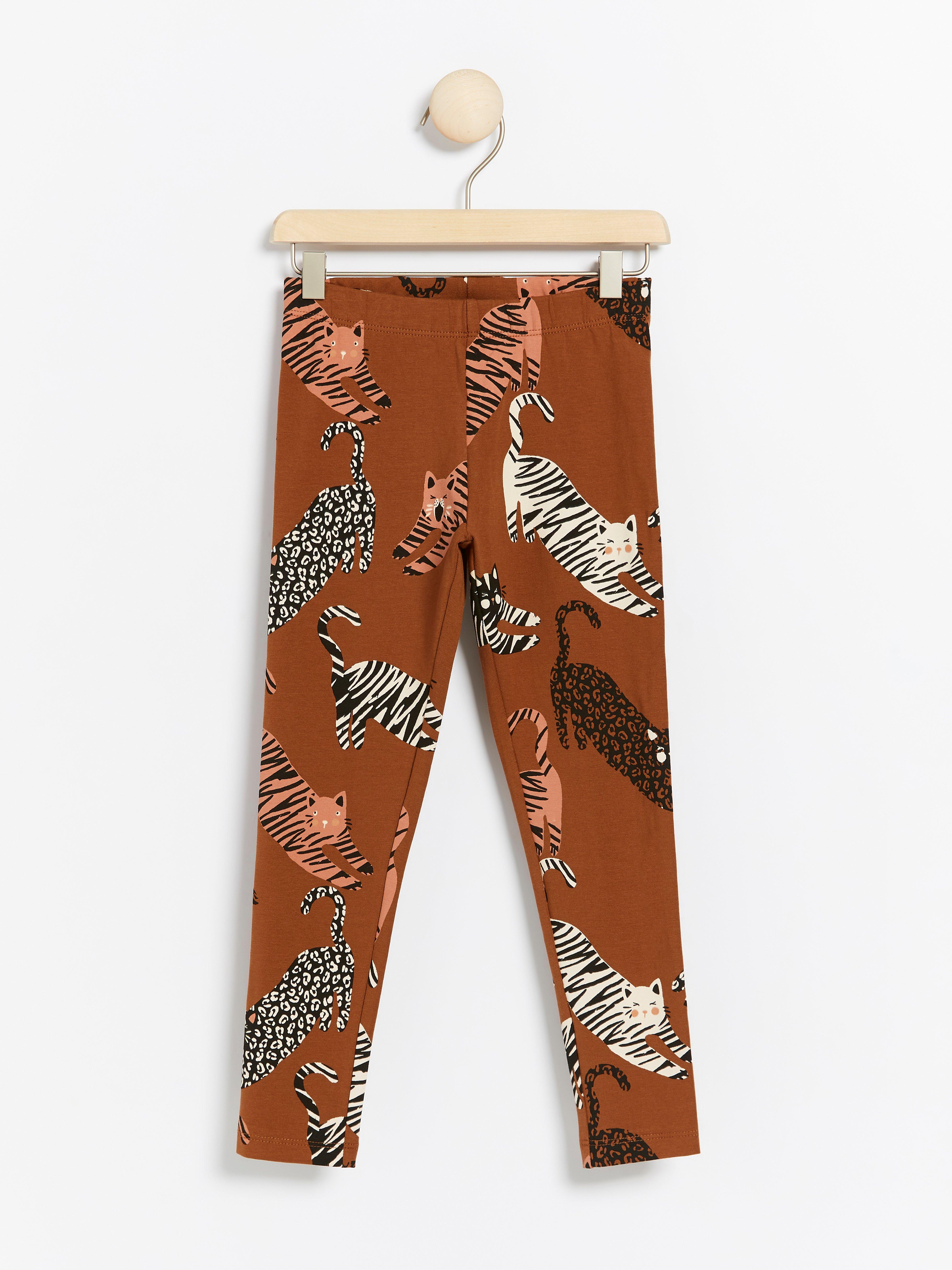 Leggings - Barn - Brun