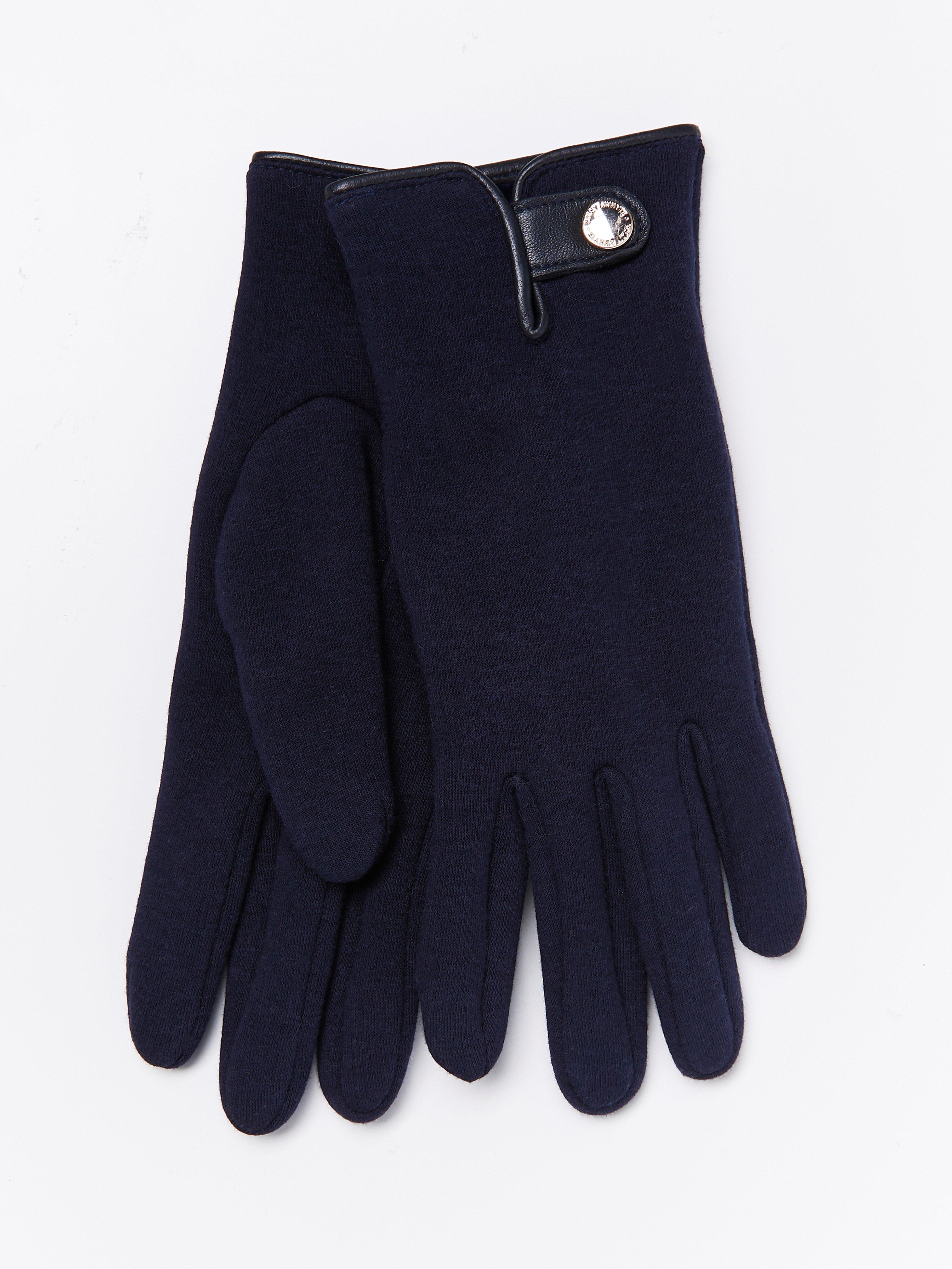 Lined on sale jersey gloves