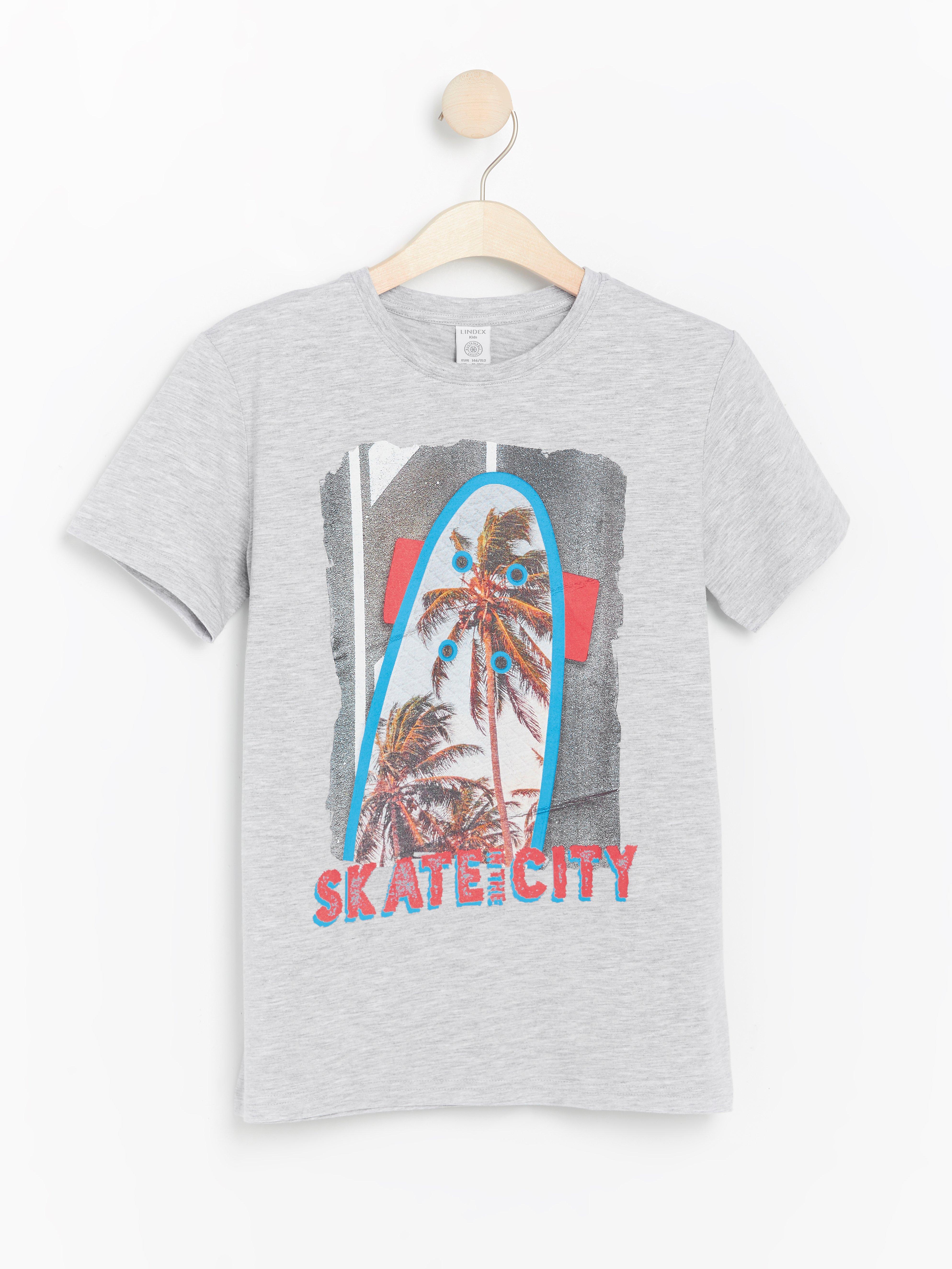 T-shirt - Barn - Grå