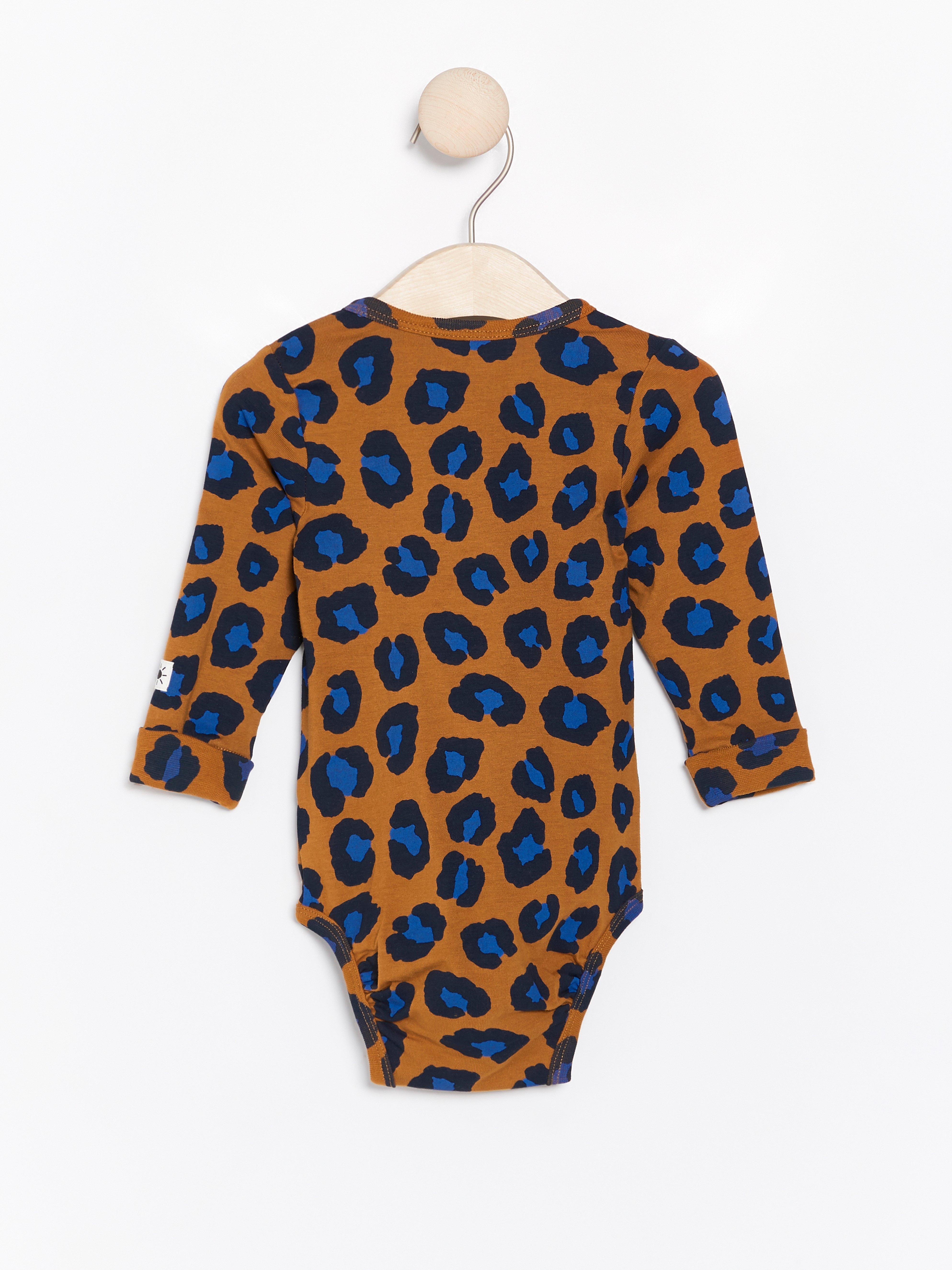 leopard print wrap bodysuit