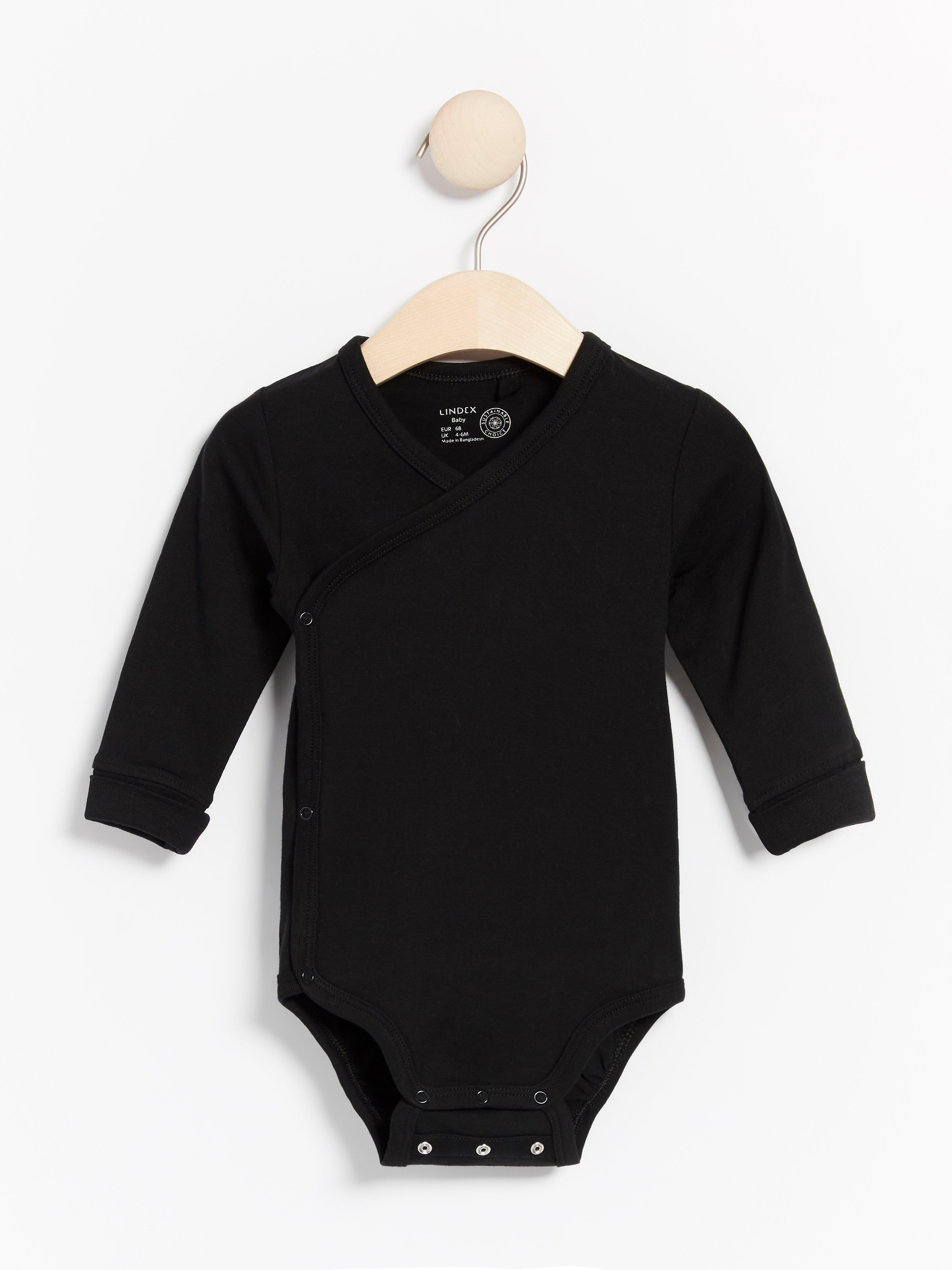 long sleeve wrap bodysuit