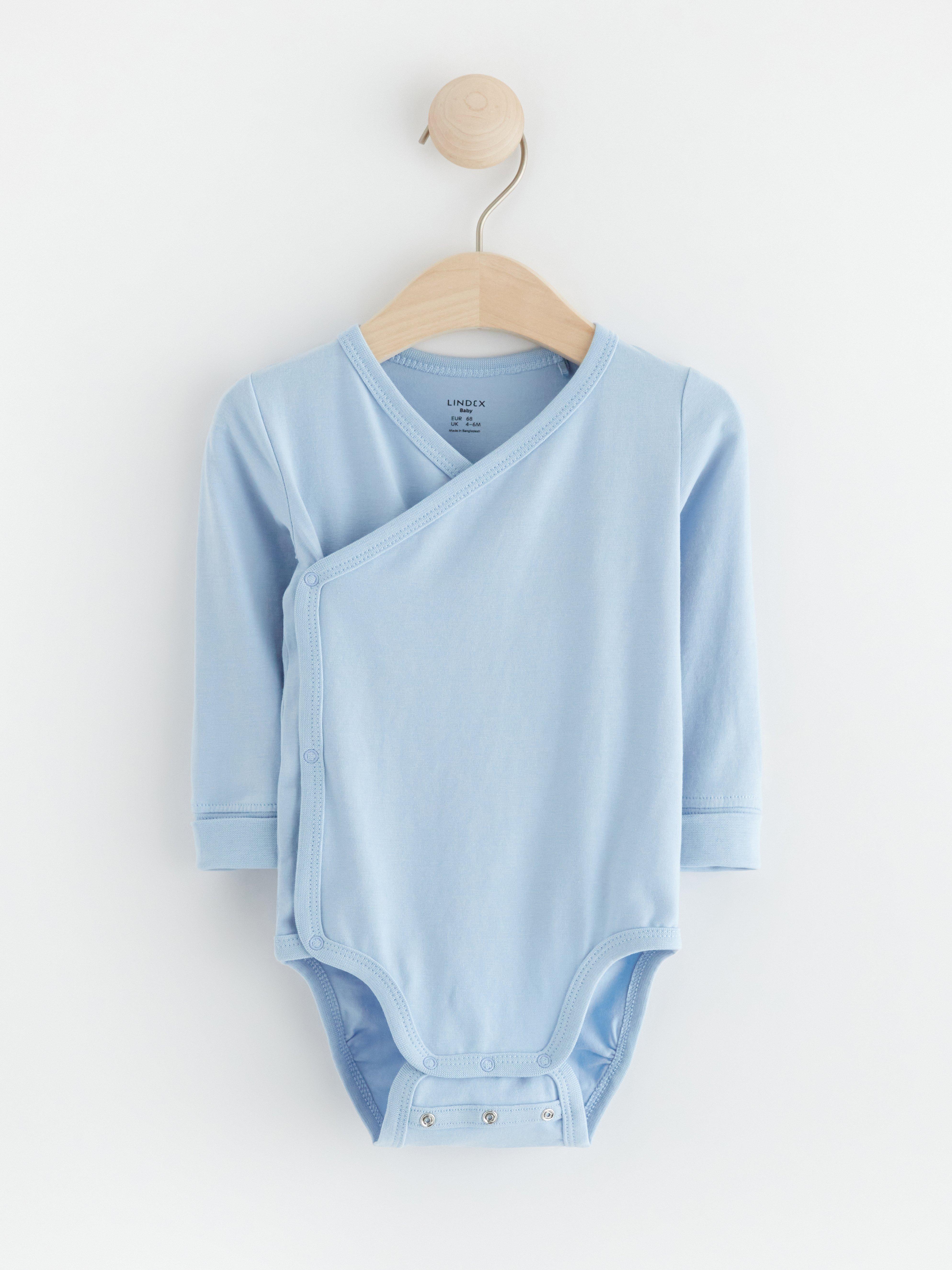 Long sleeve wrap bodysuit