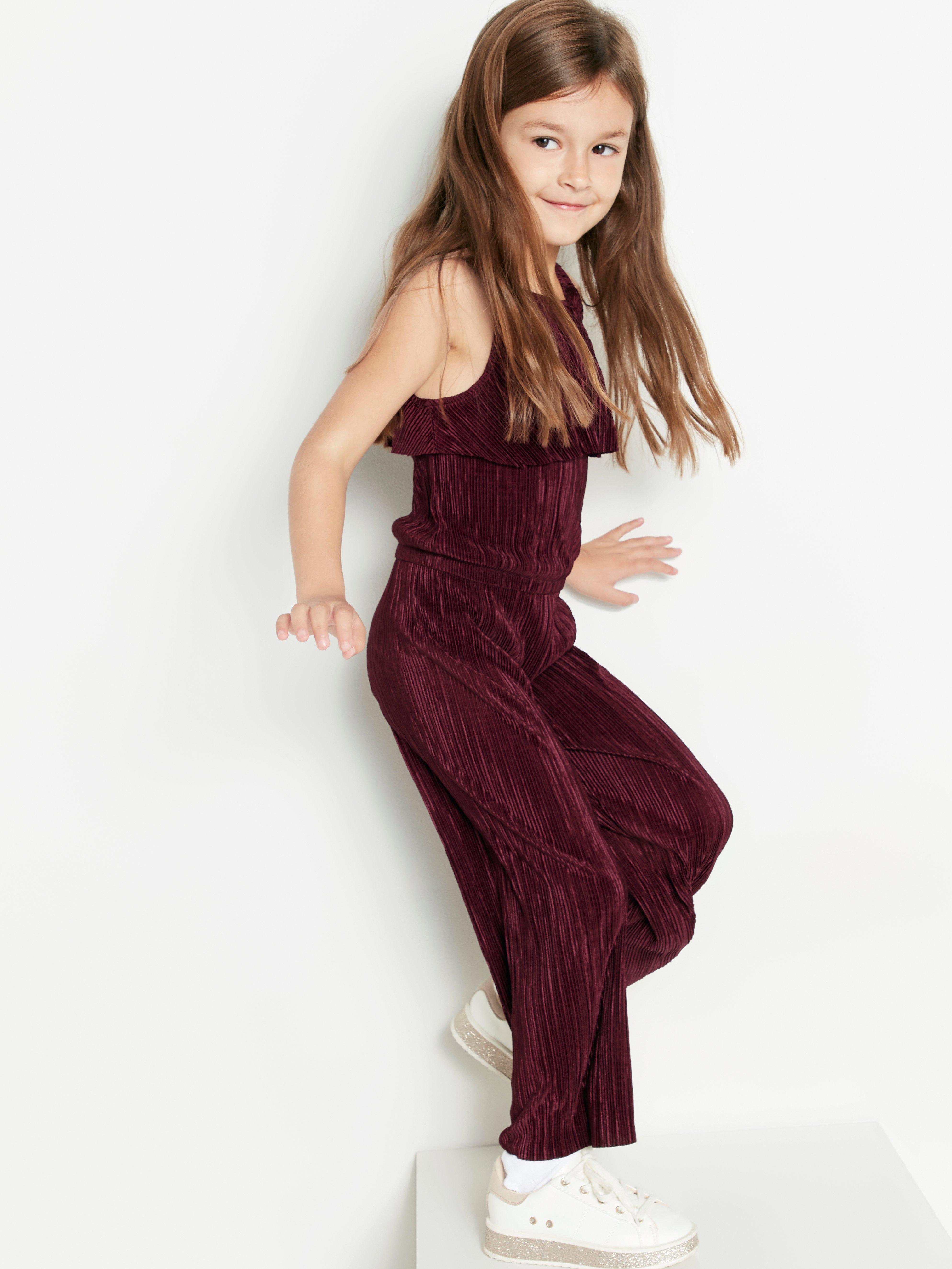 burgundy jumpsuit uk