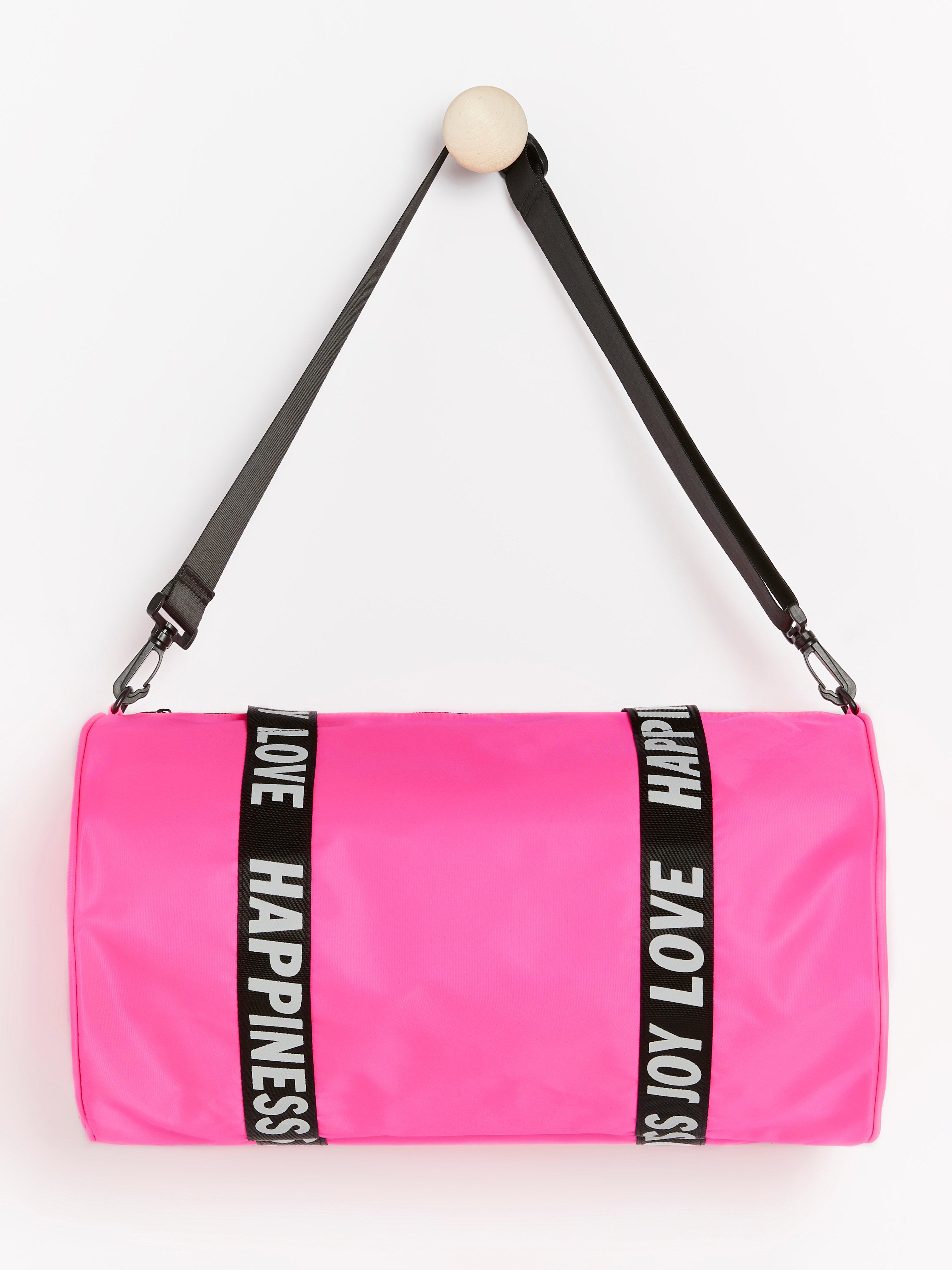 pink sports bag