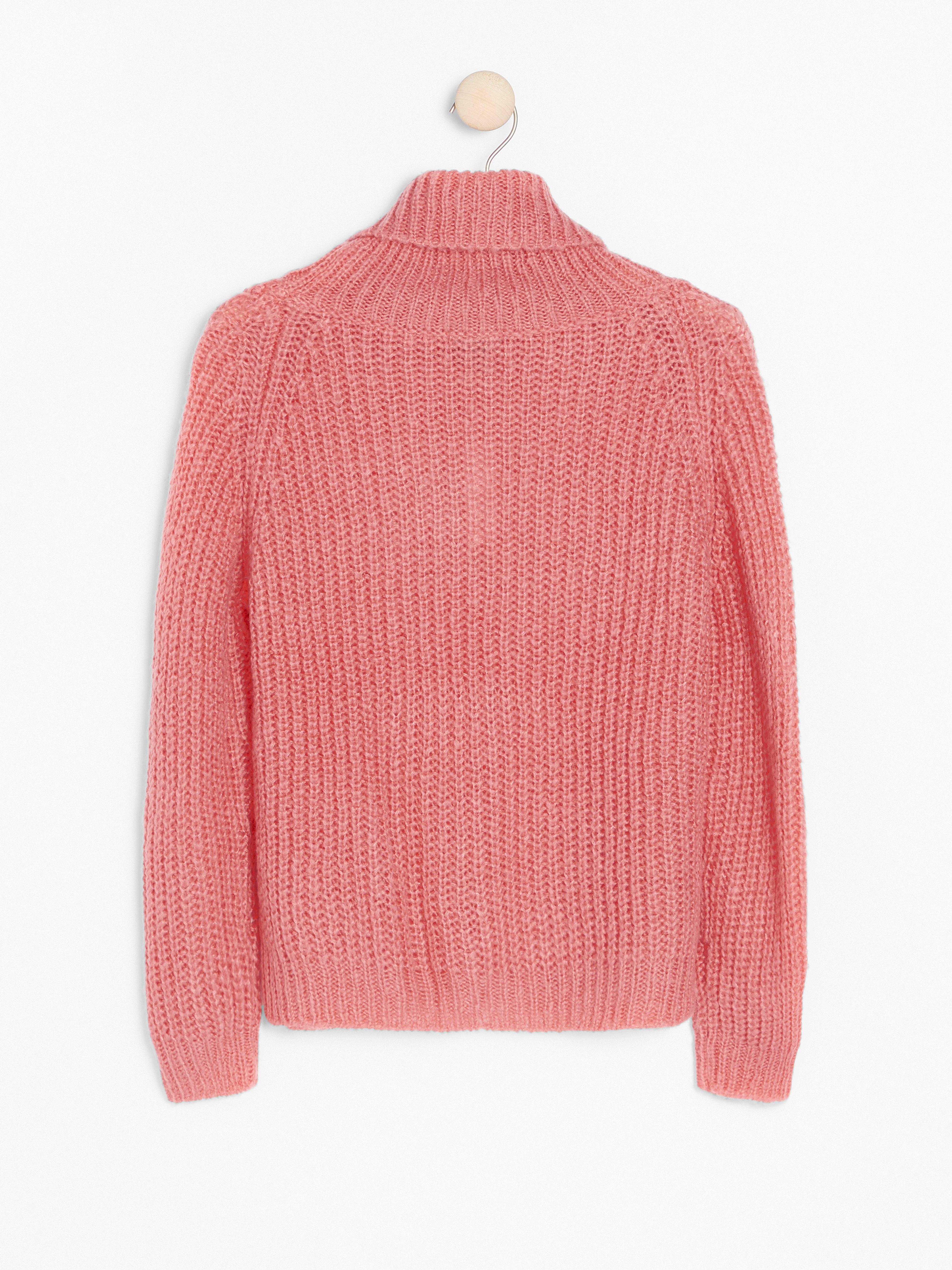 Roller Neck Sweater - Womens Wear - Pink