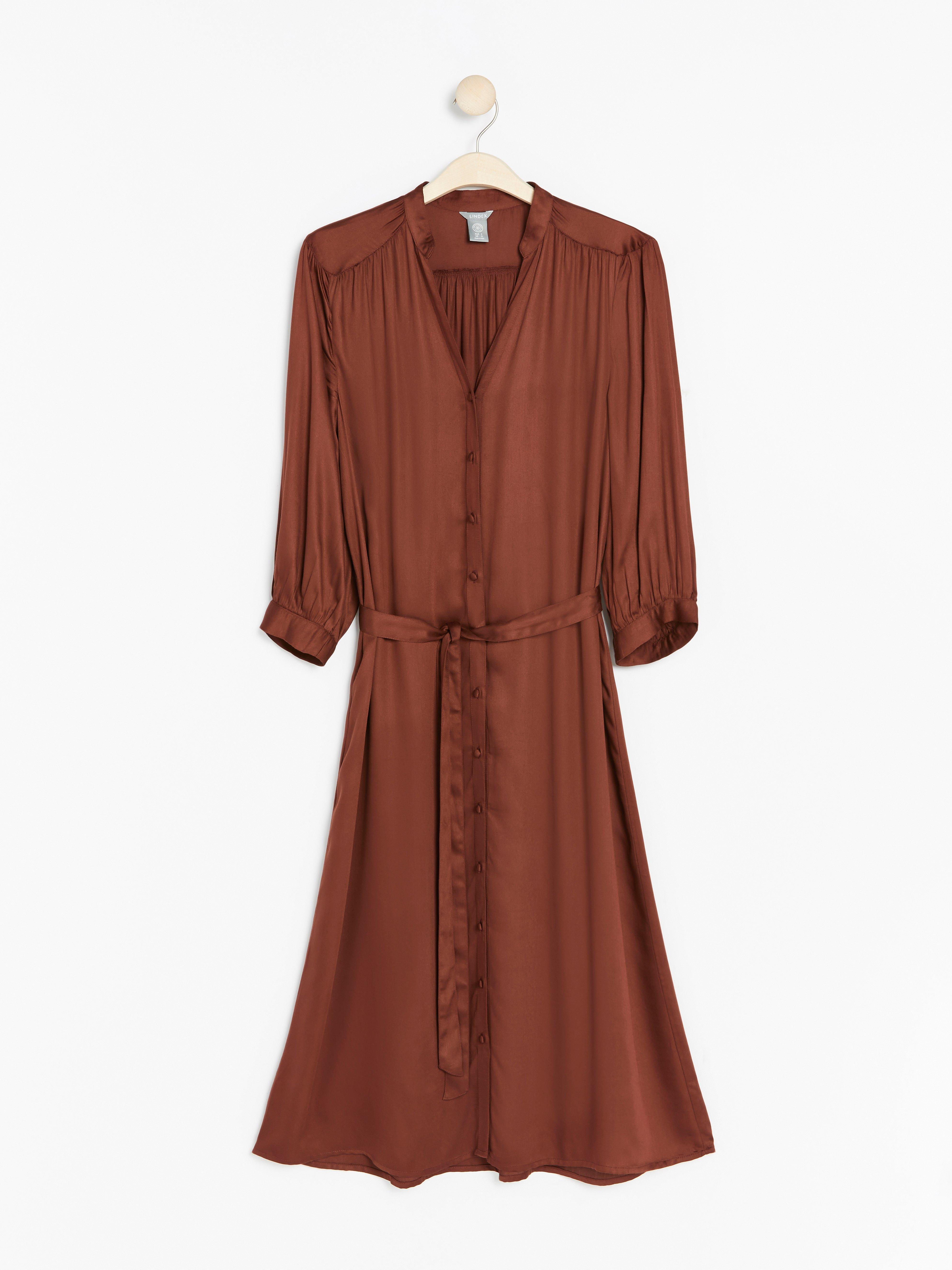 Klänning - Dam - Brun