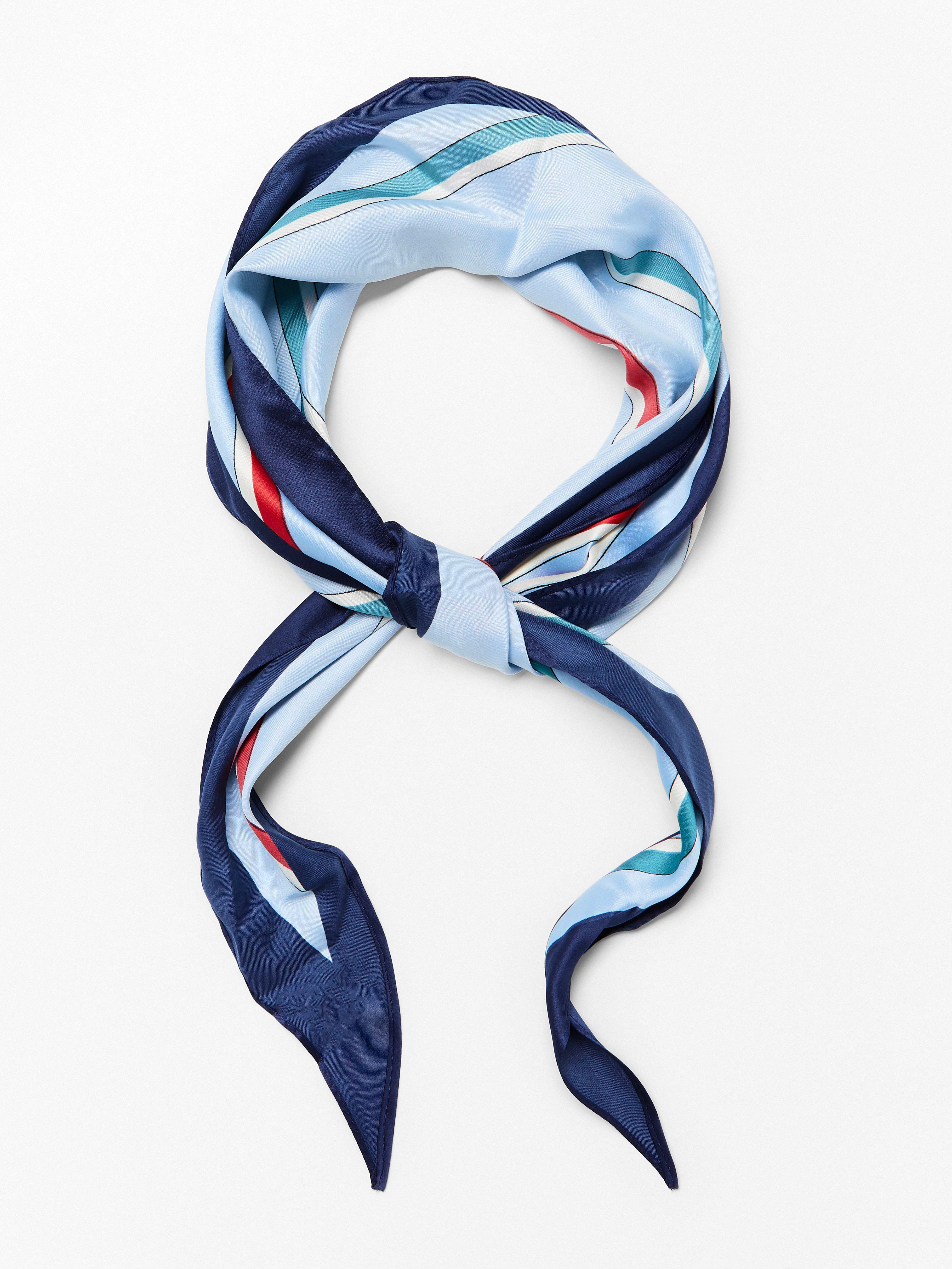 Scarf - Dam - Blå