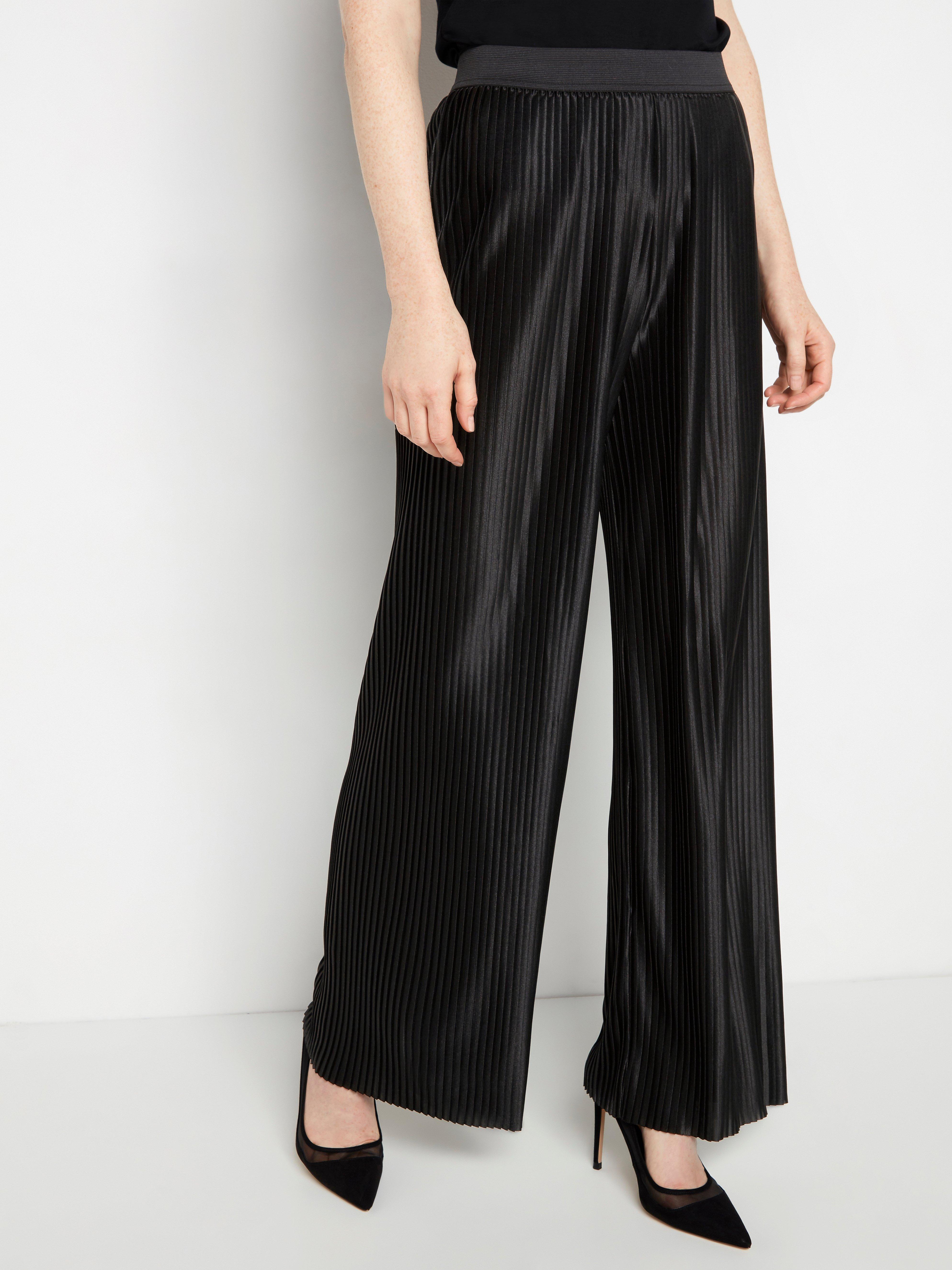 tall white wide leg trousers