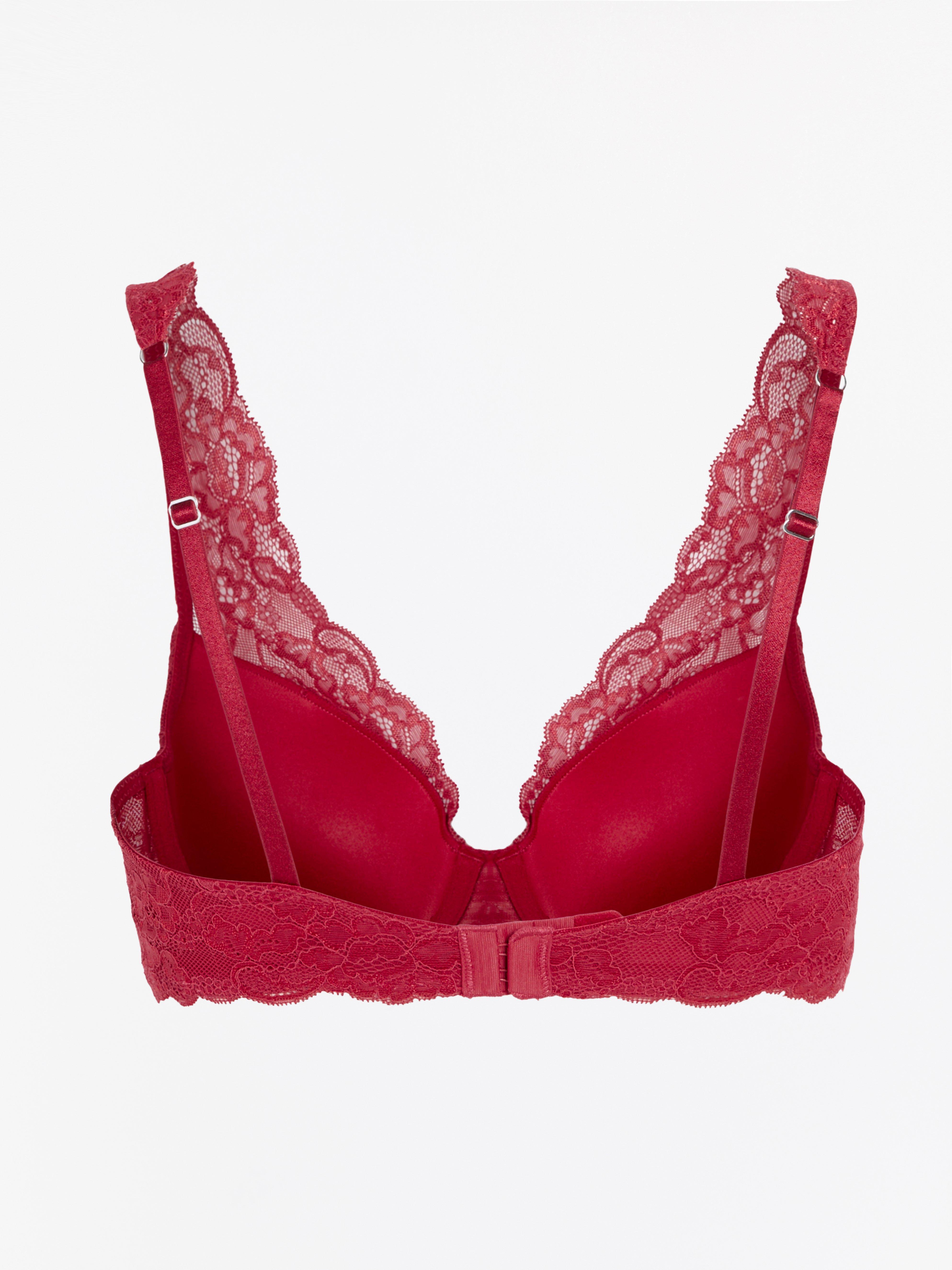 Lilja T-shirt Bra - Lingerie - Red
