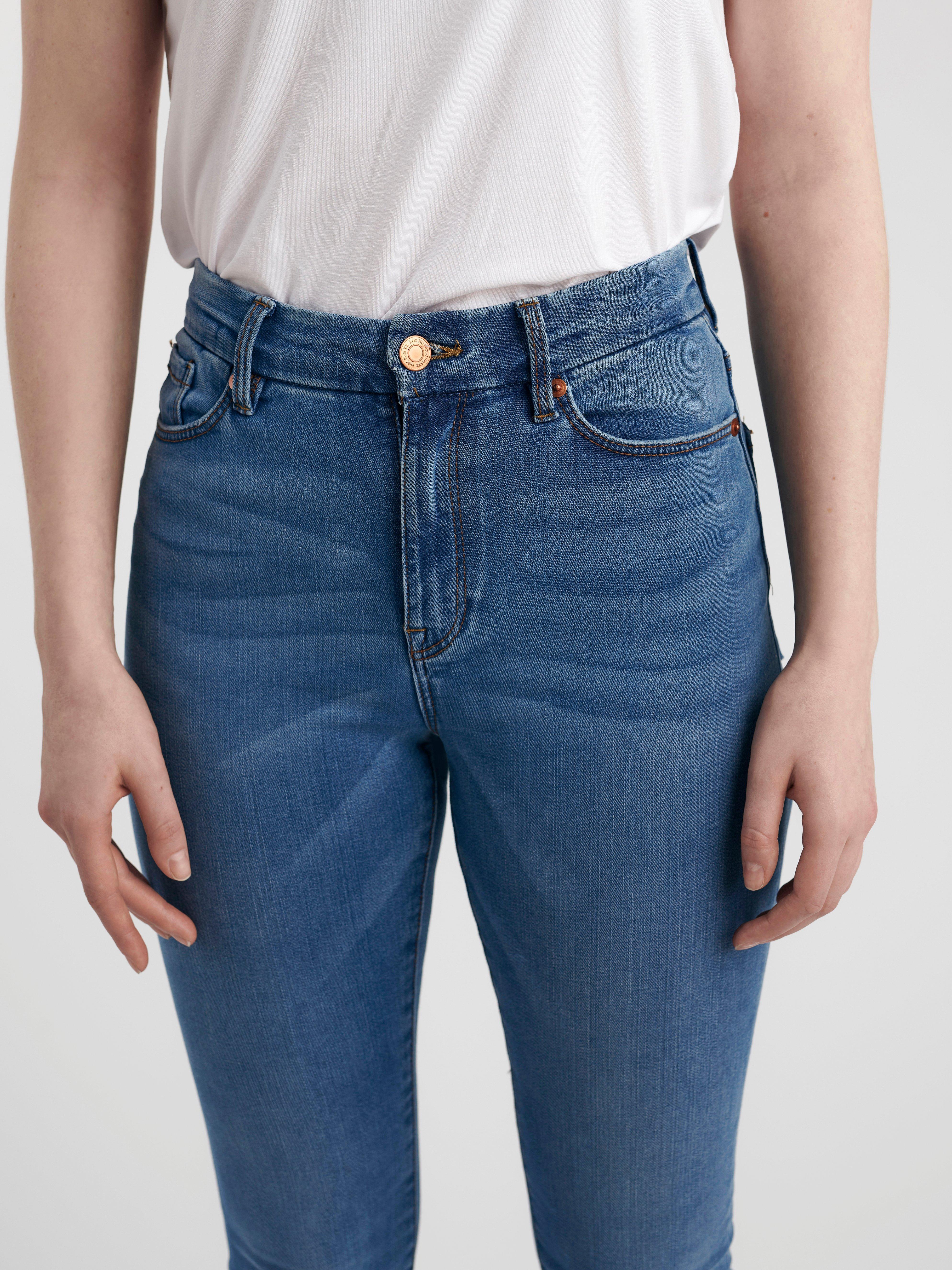 high waisted super stretch jeans