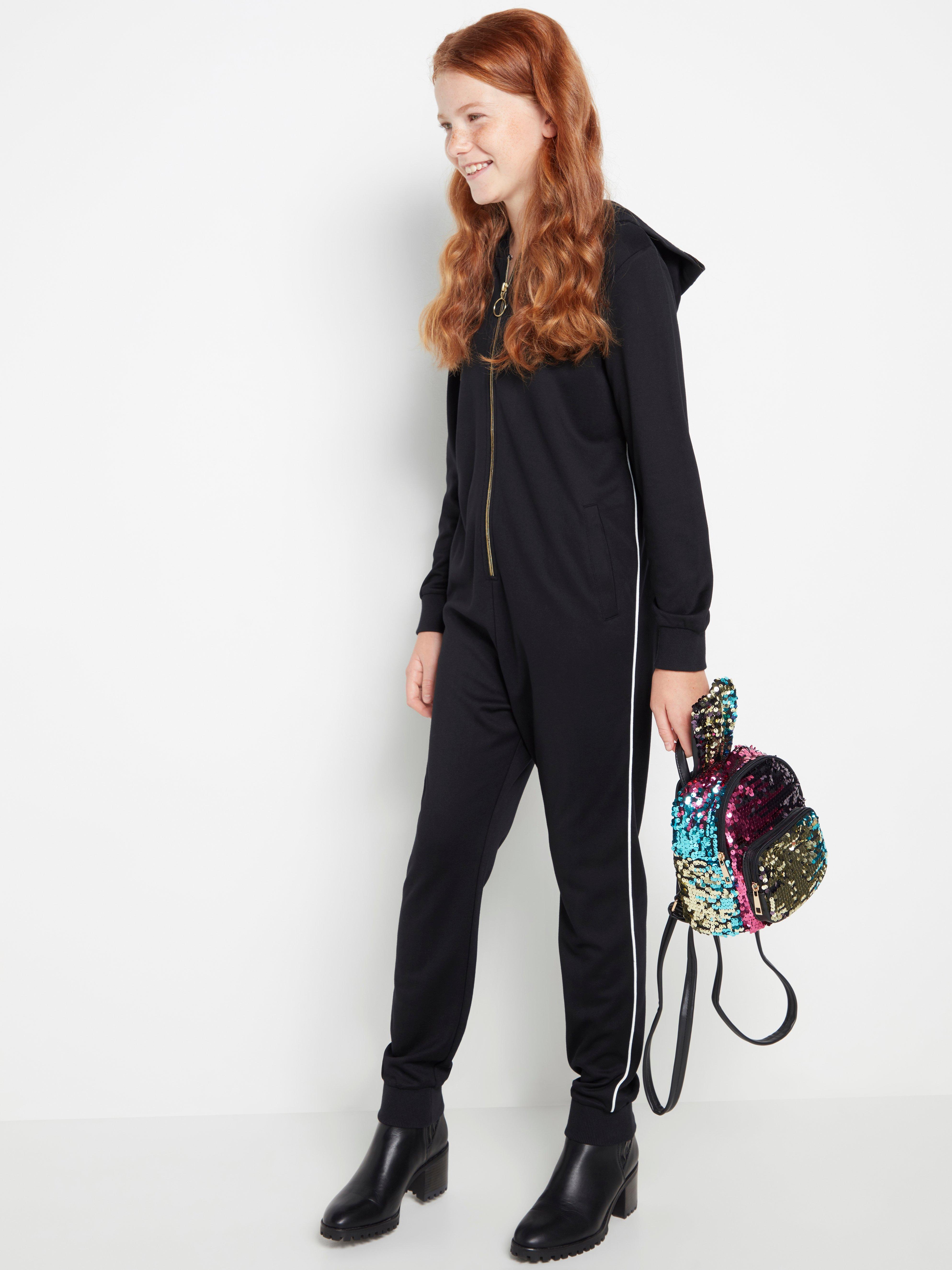 jumpsuit with numbers on the side