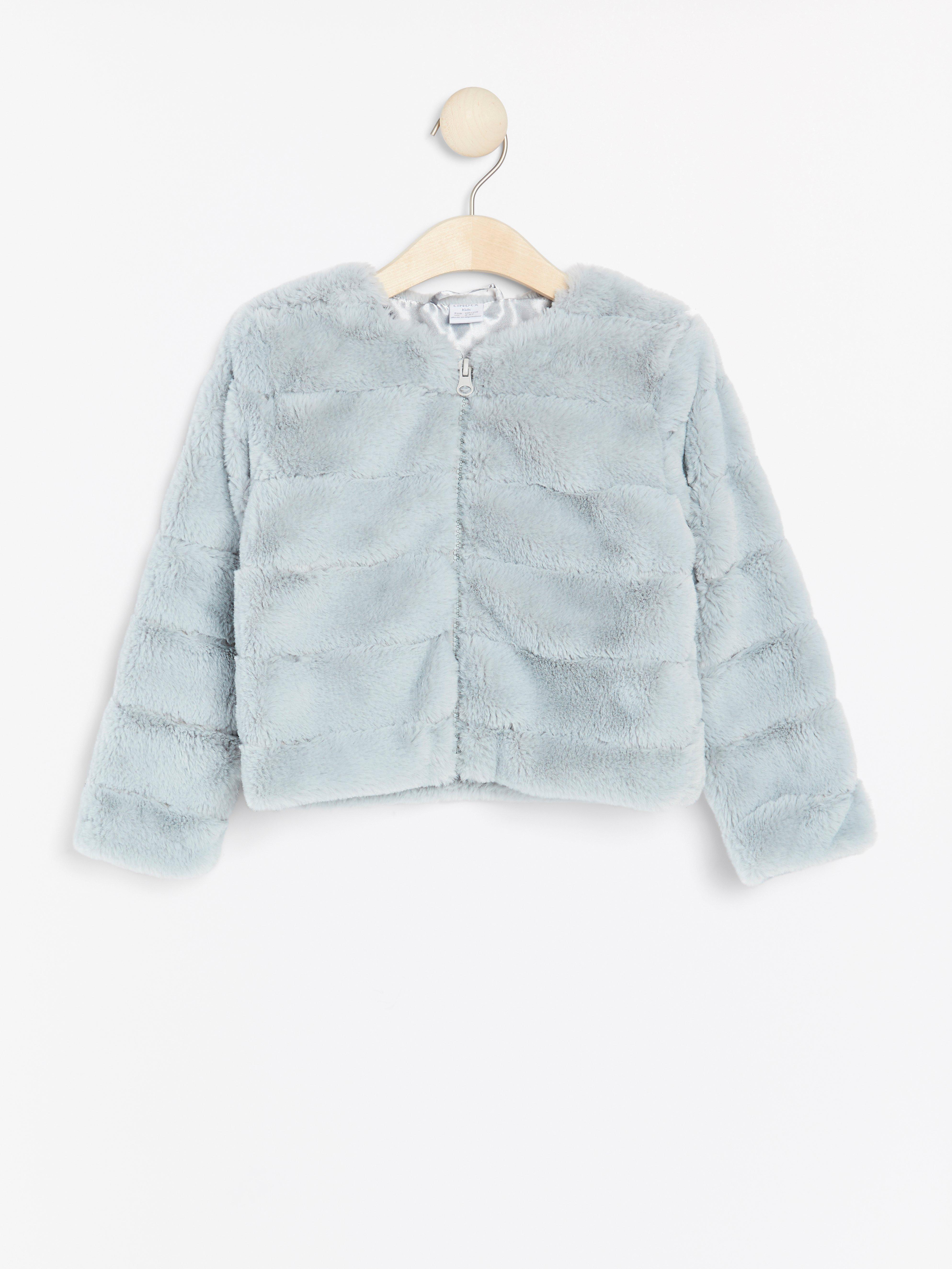 Cardigan - Barn - Grå