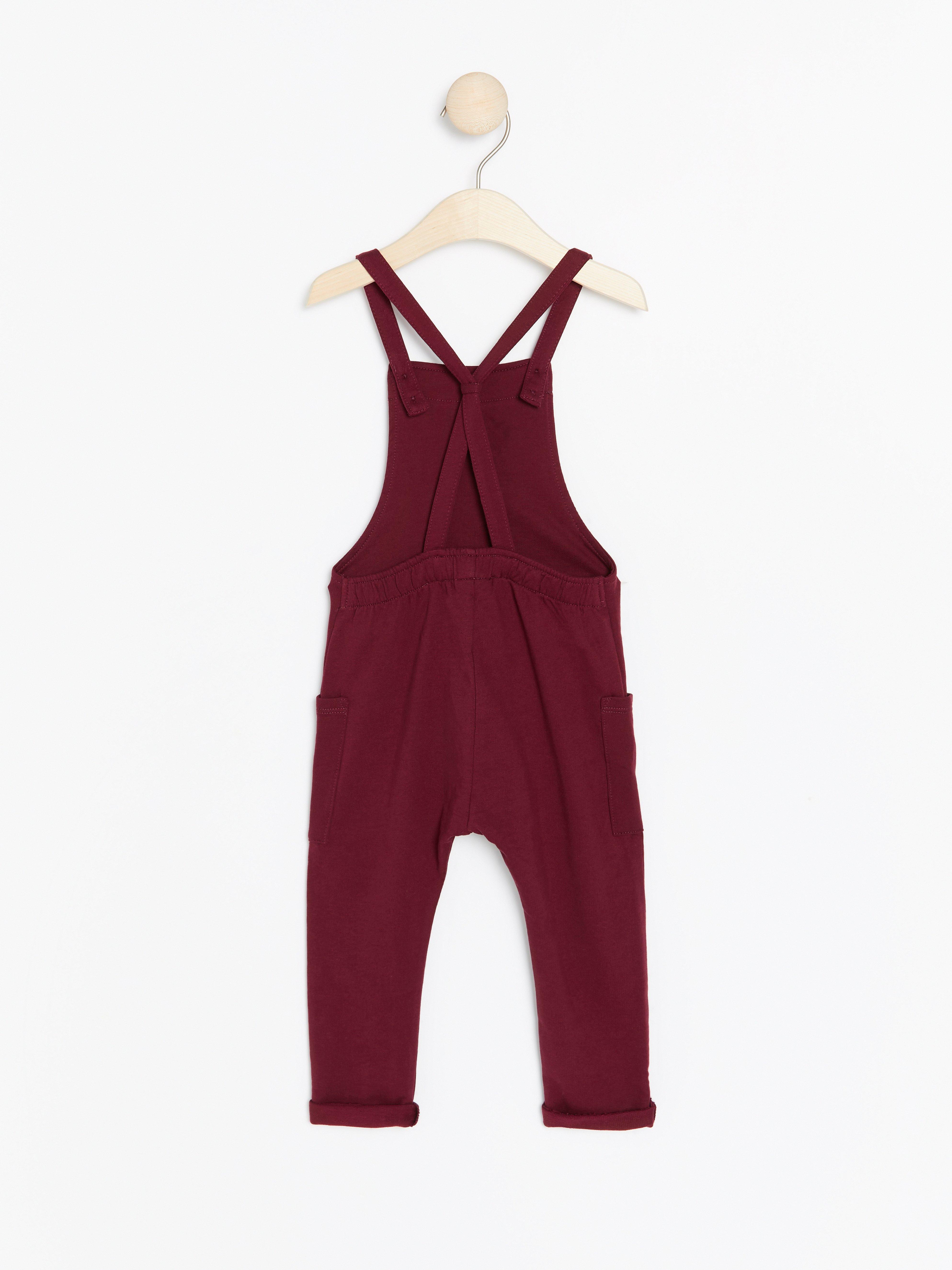 Bib Trousers - Kids Wear - Red