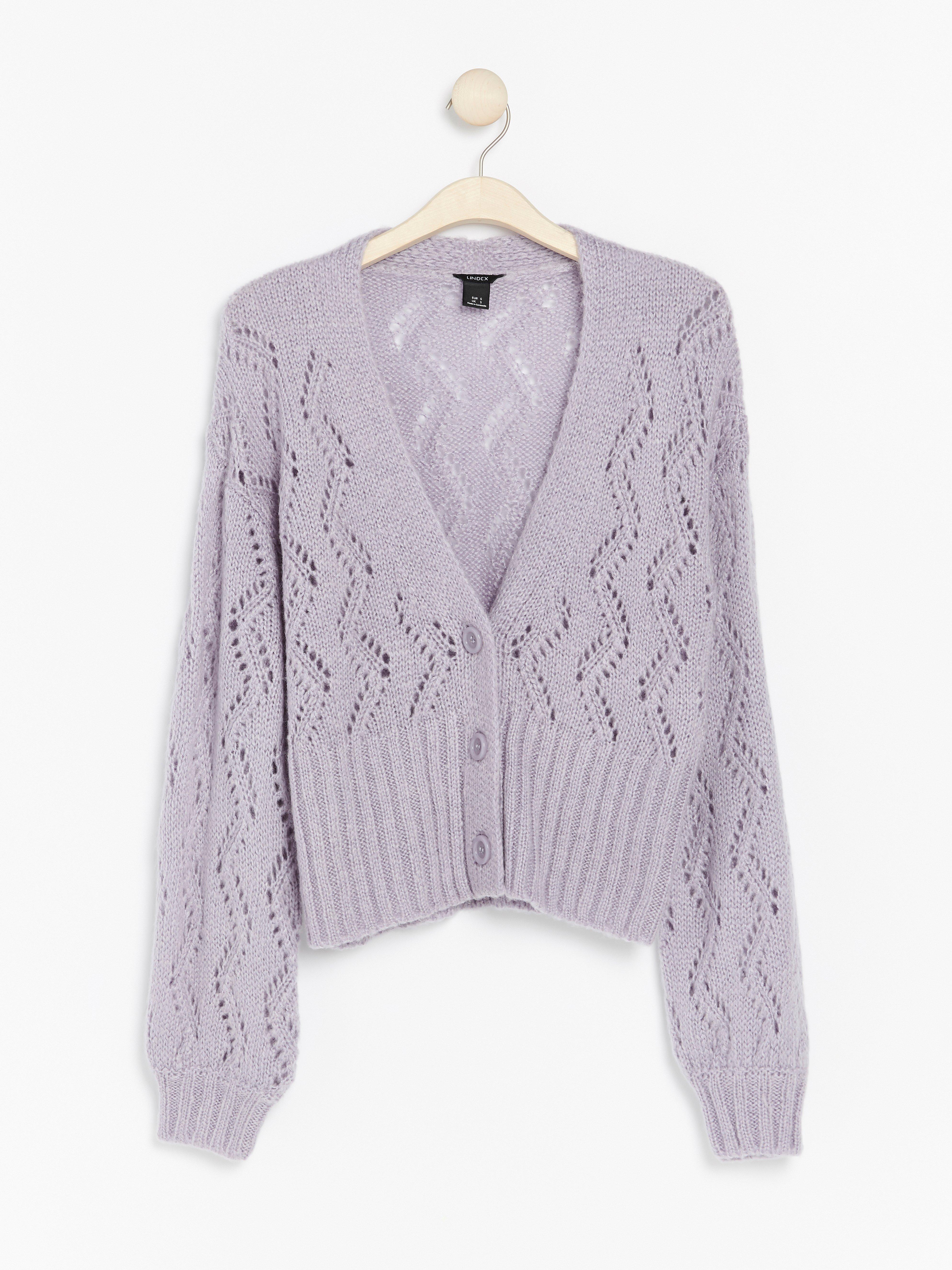Cardigan - Womens Wear - Lilac