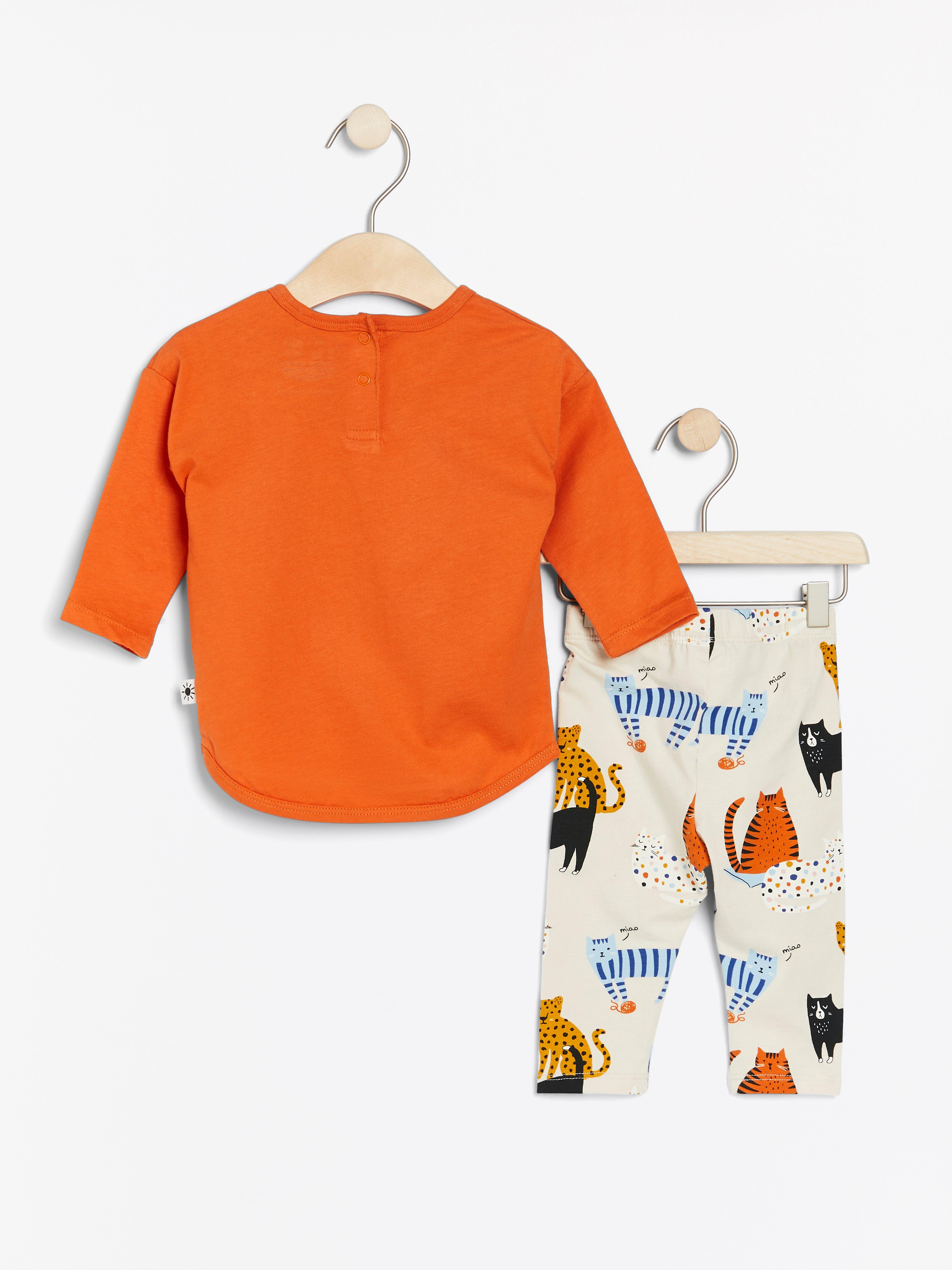 Set - Kids Wear - Orange