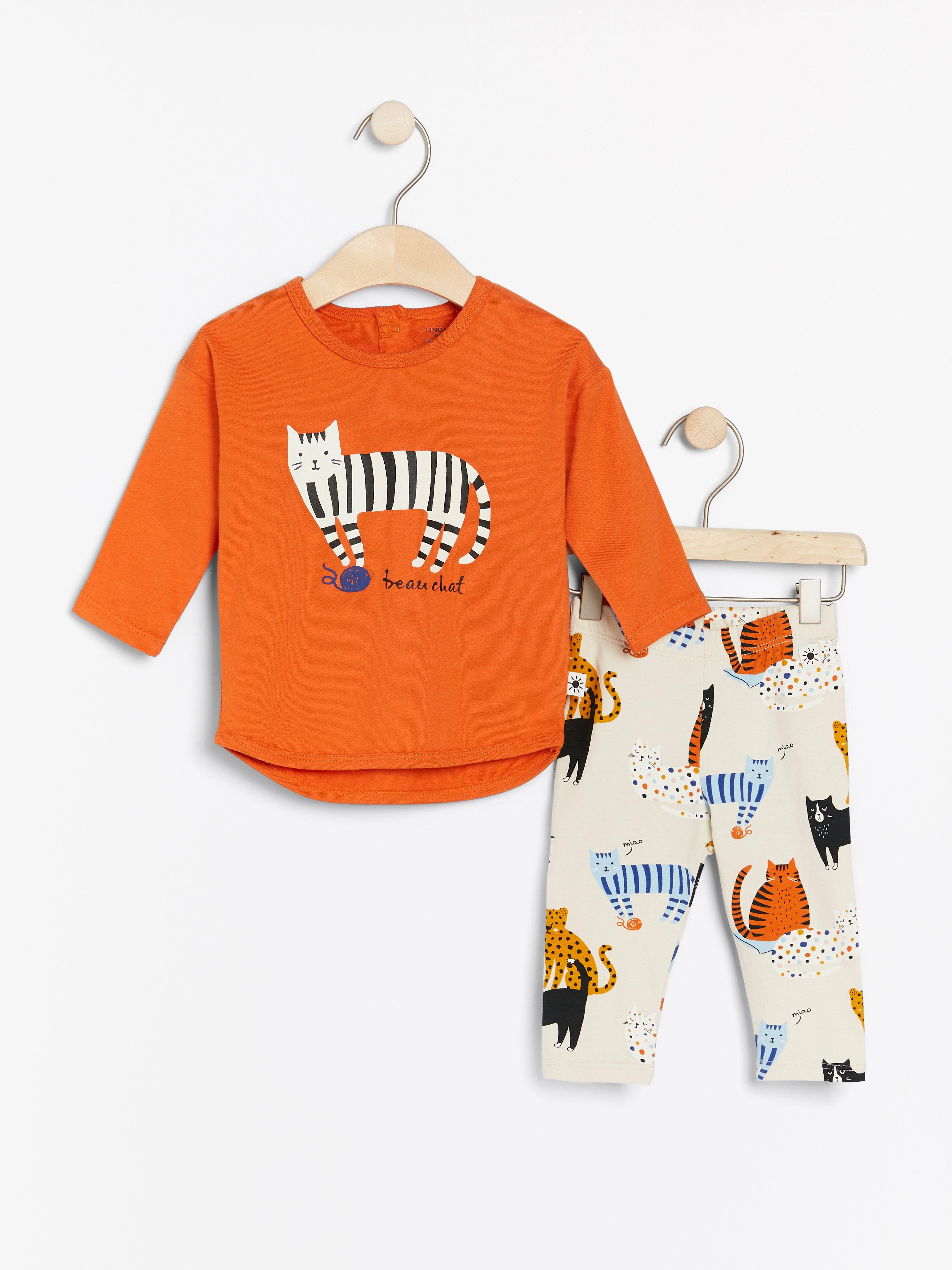 Set - Kids Wear - Orange