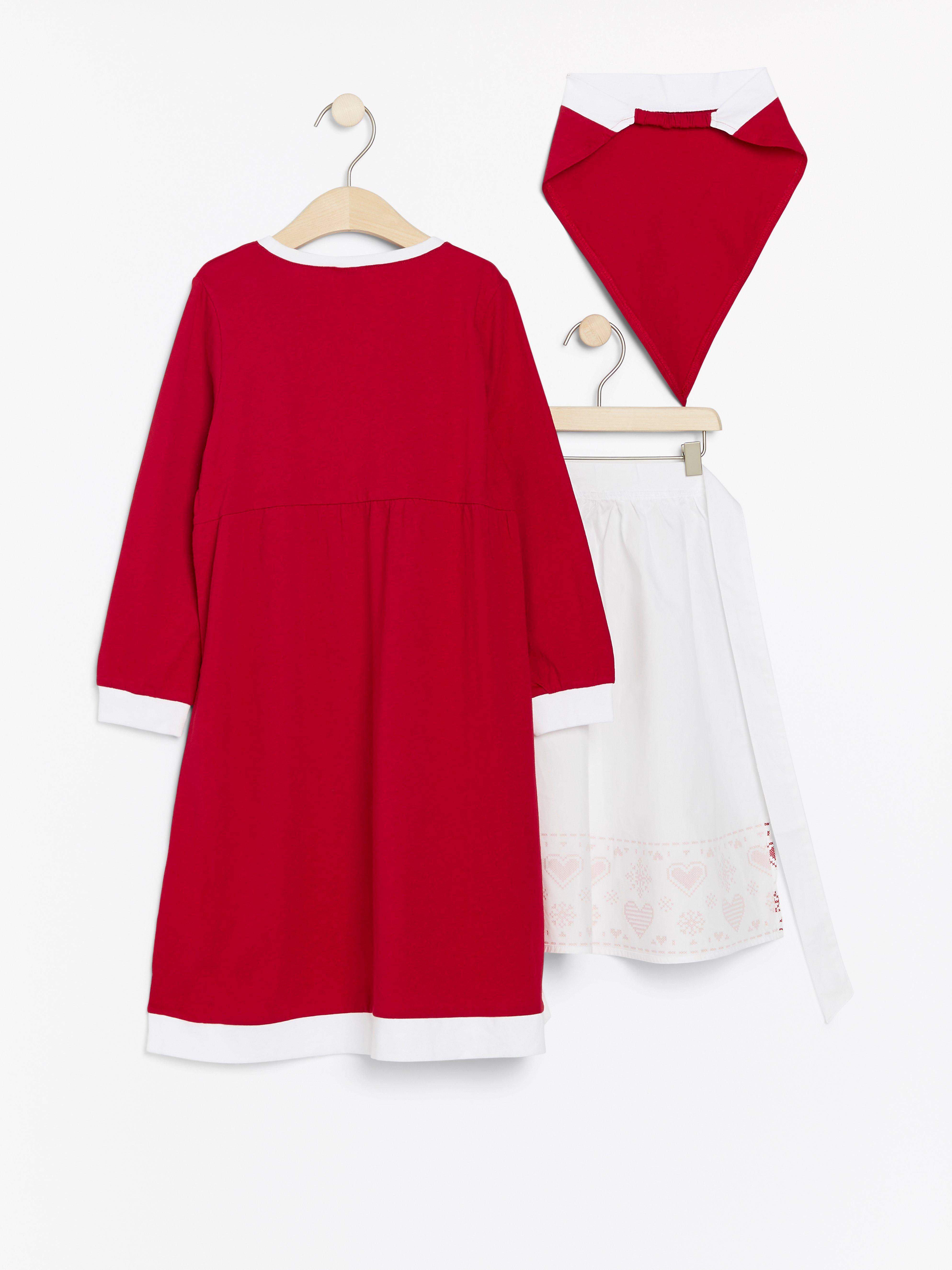 Christmas Dress - Kids Wear - Red