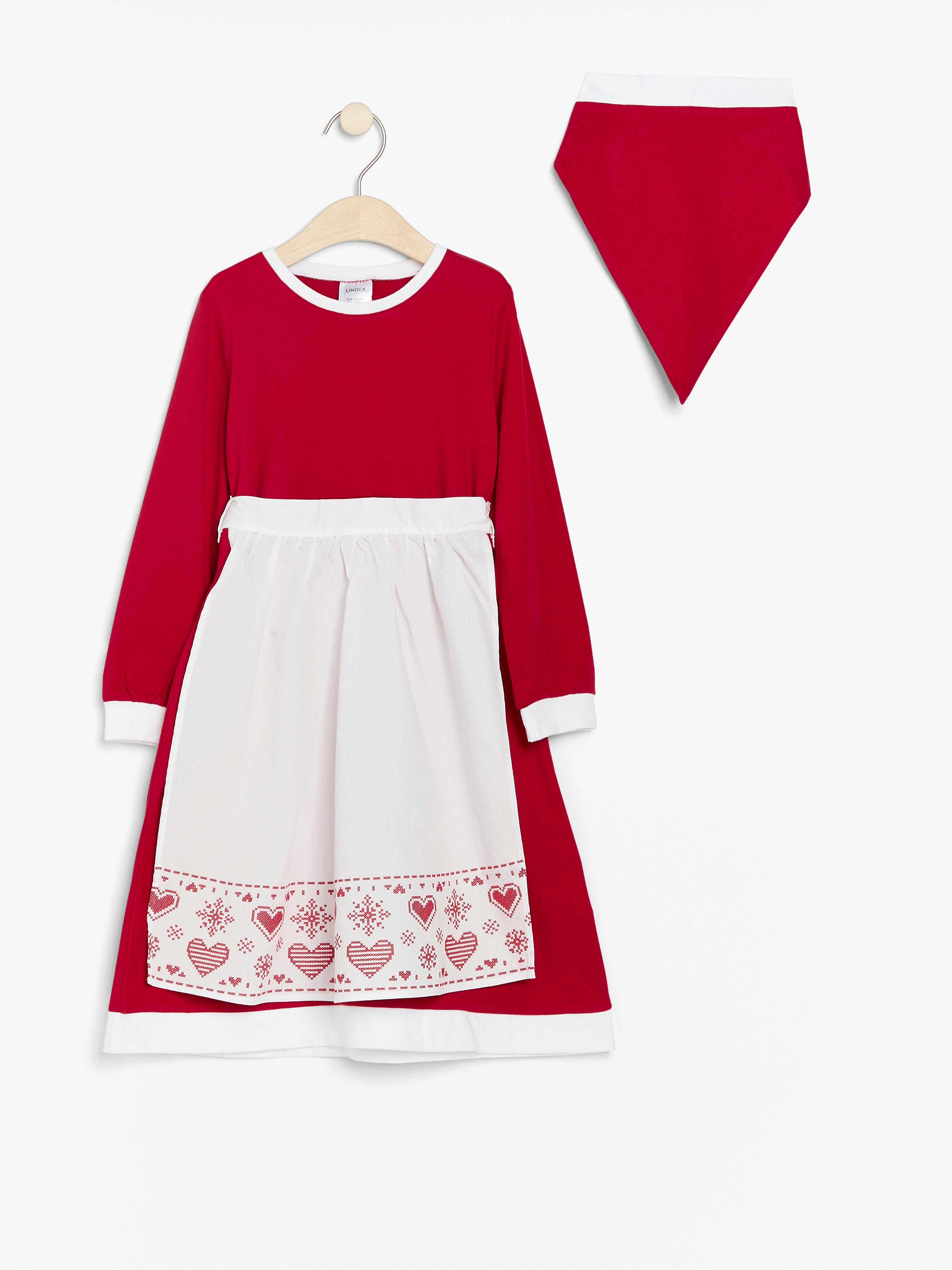 Christmas Dress - Kids Wear - Red