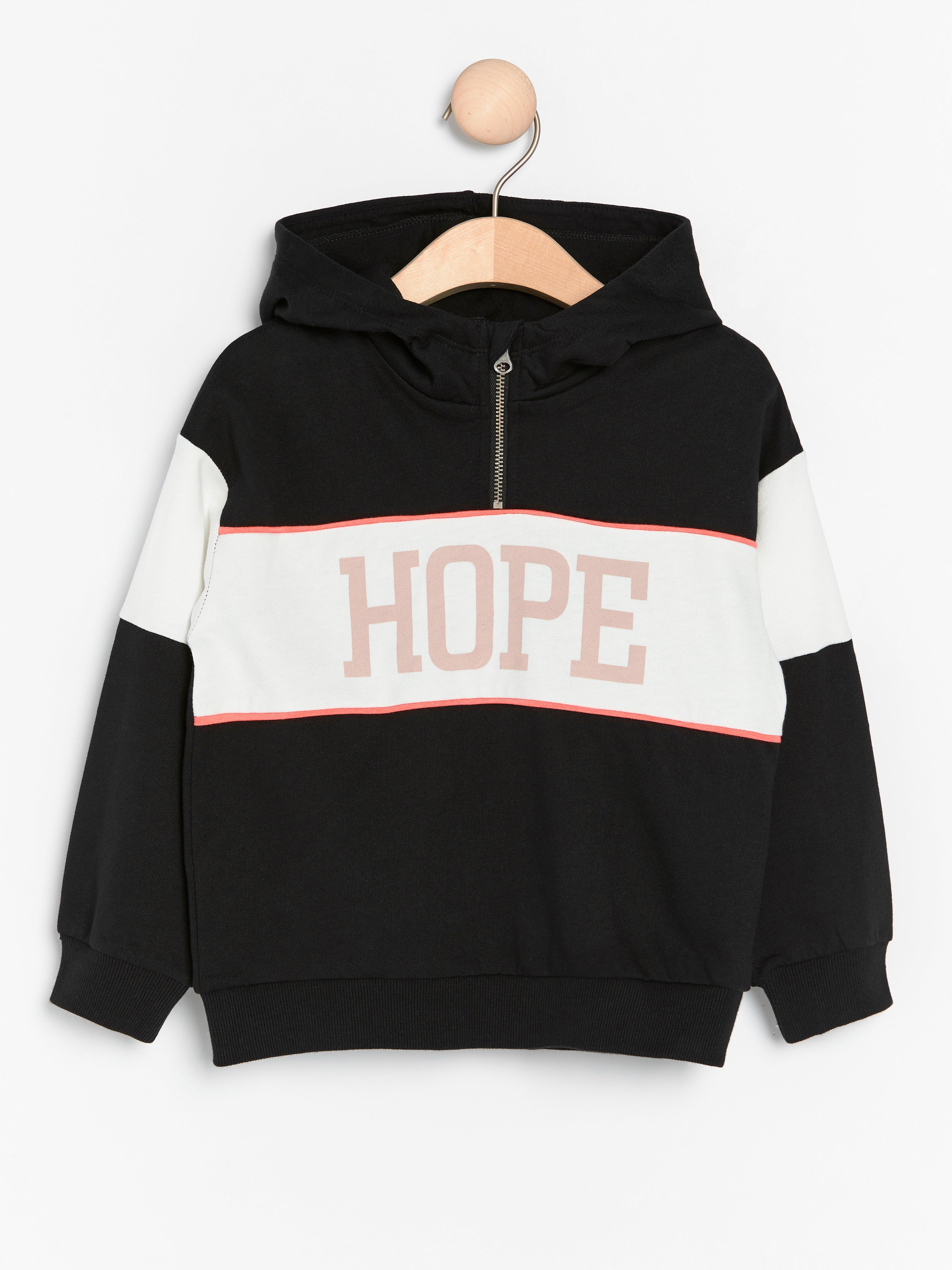 Hooded Sweatshirt - Kids Wear - Black