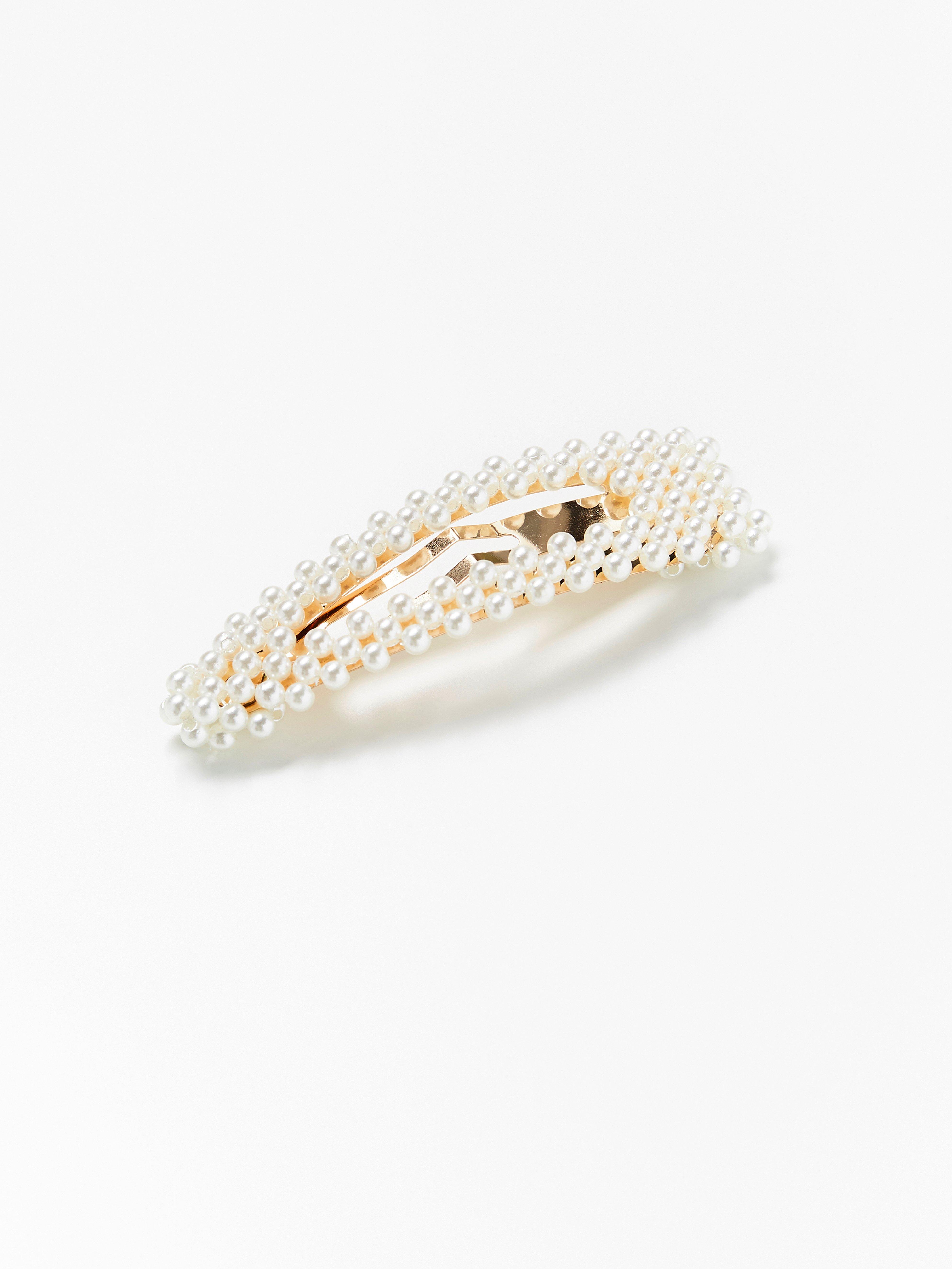 Hair Clips - Womens Wear - White