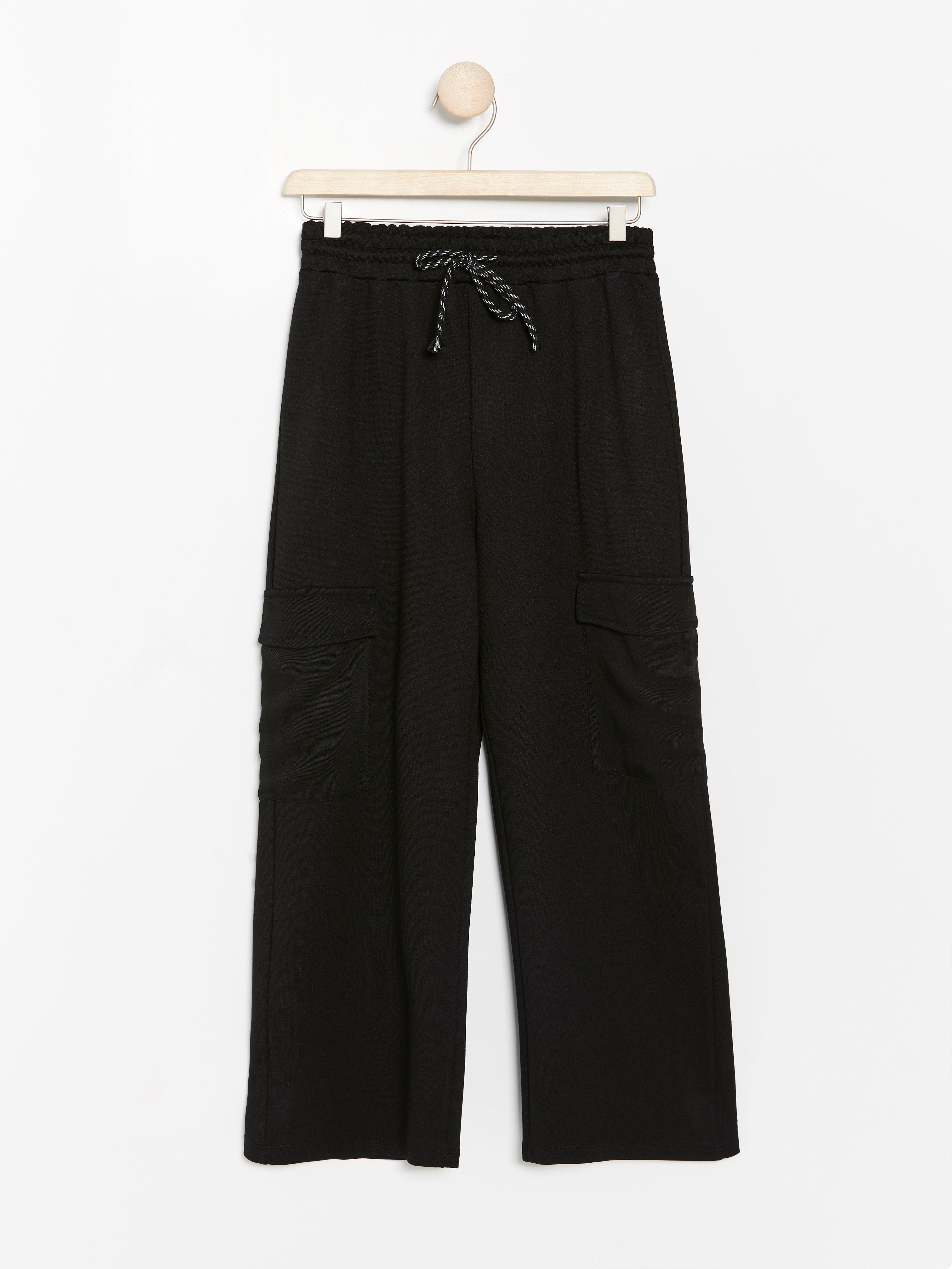 Cargo Trousers - Kids Wear - Black