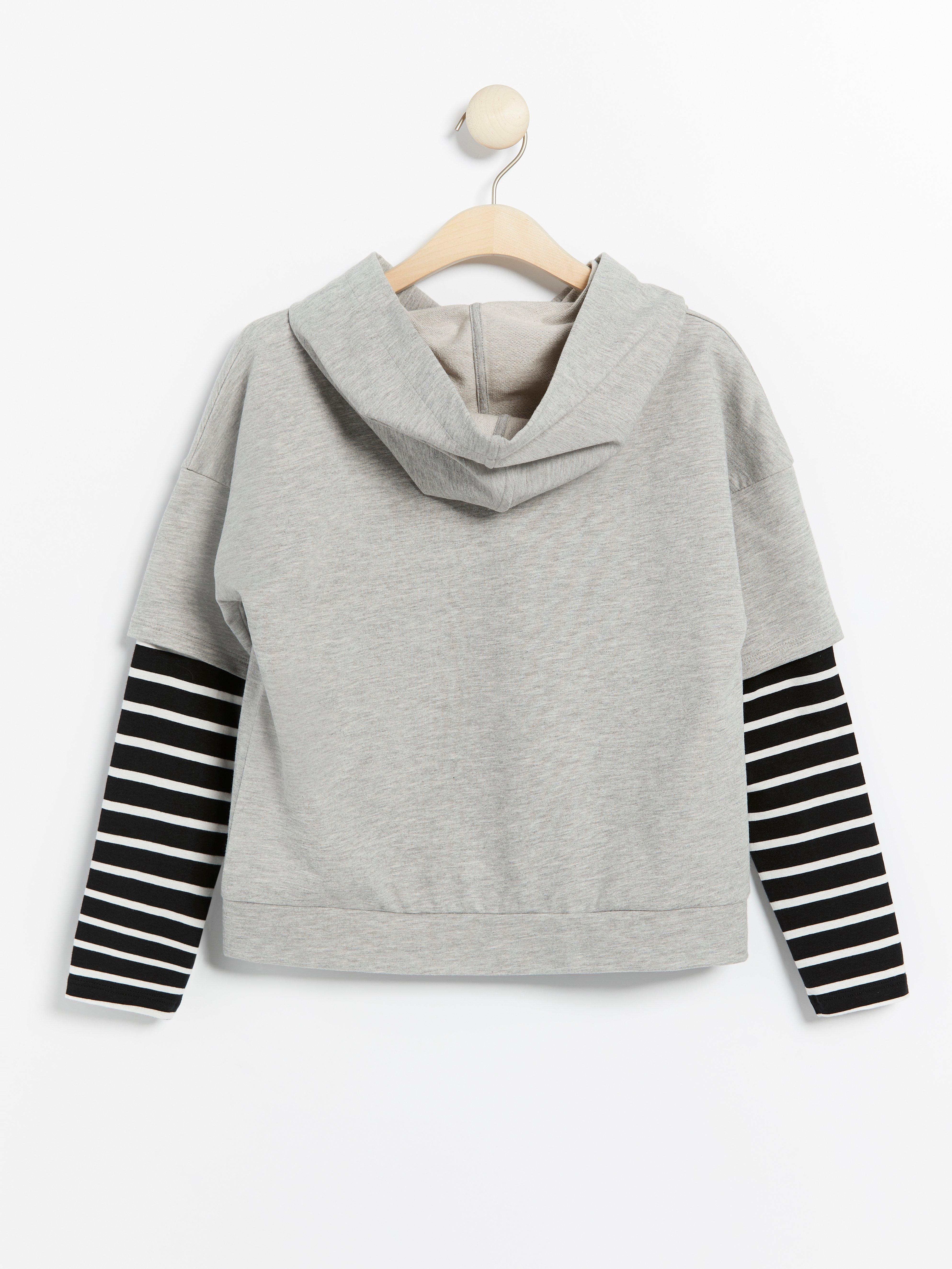 Hooded Sweatshirt - Kids Wear - Grey