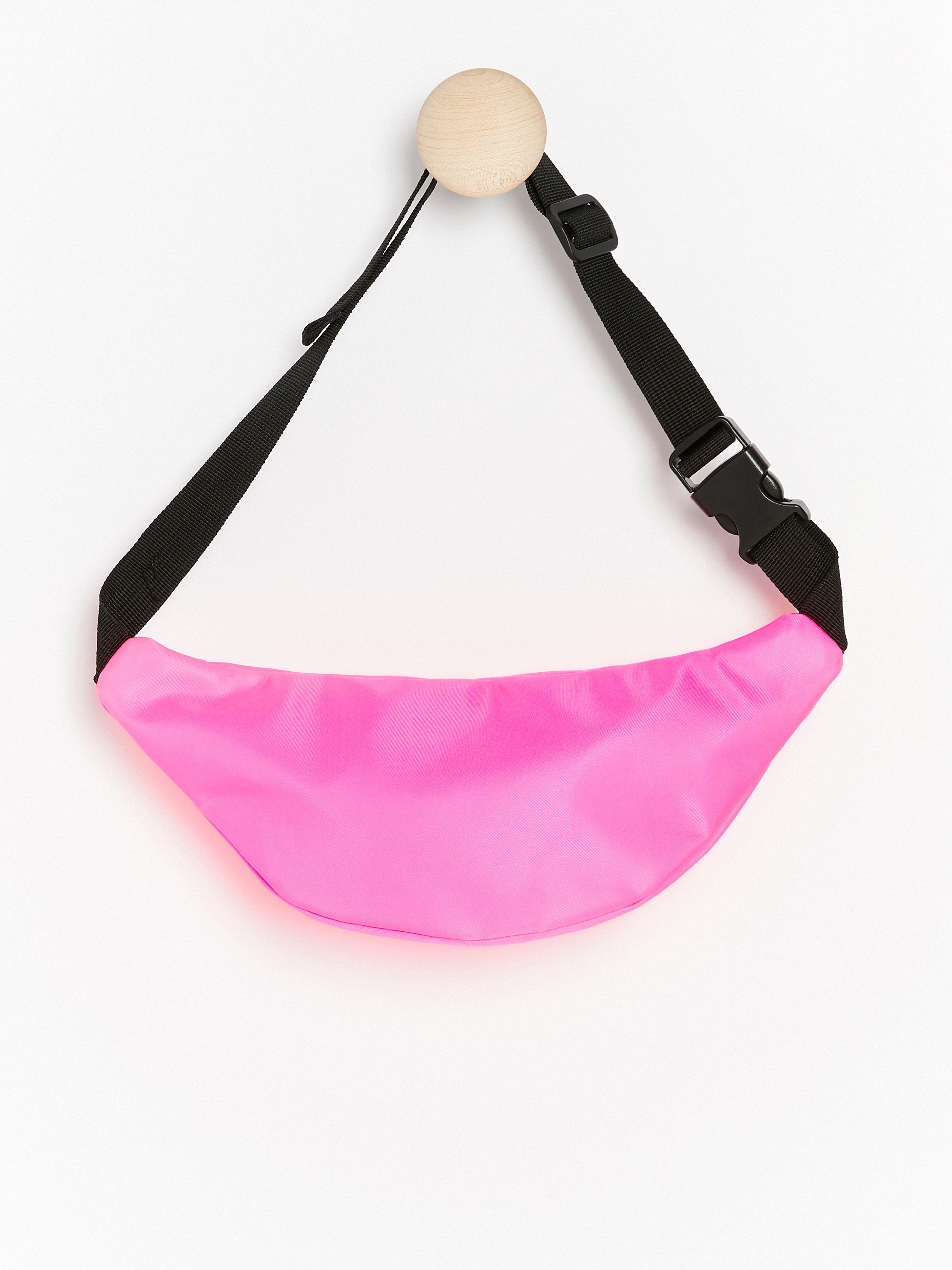 pink neon bum bag