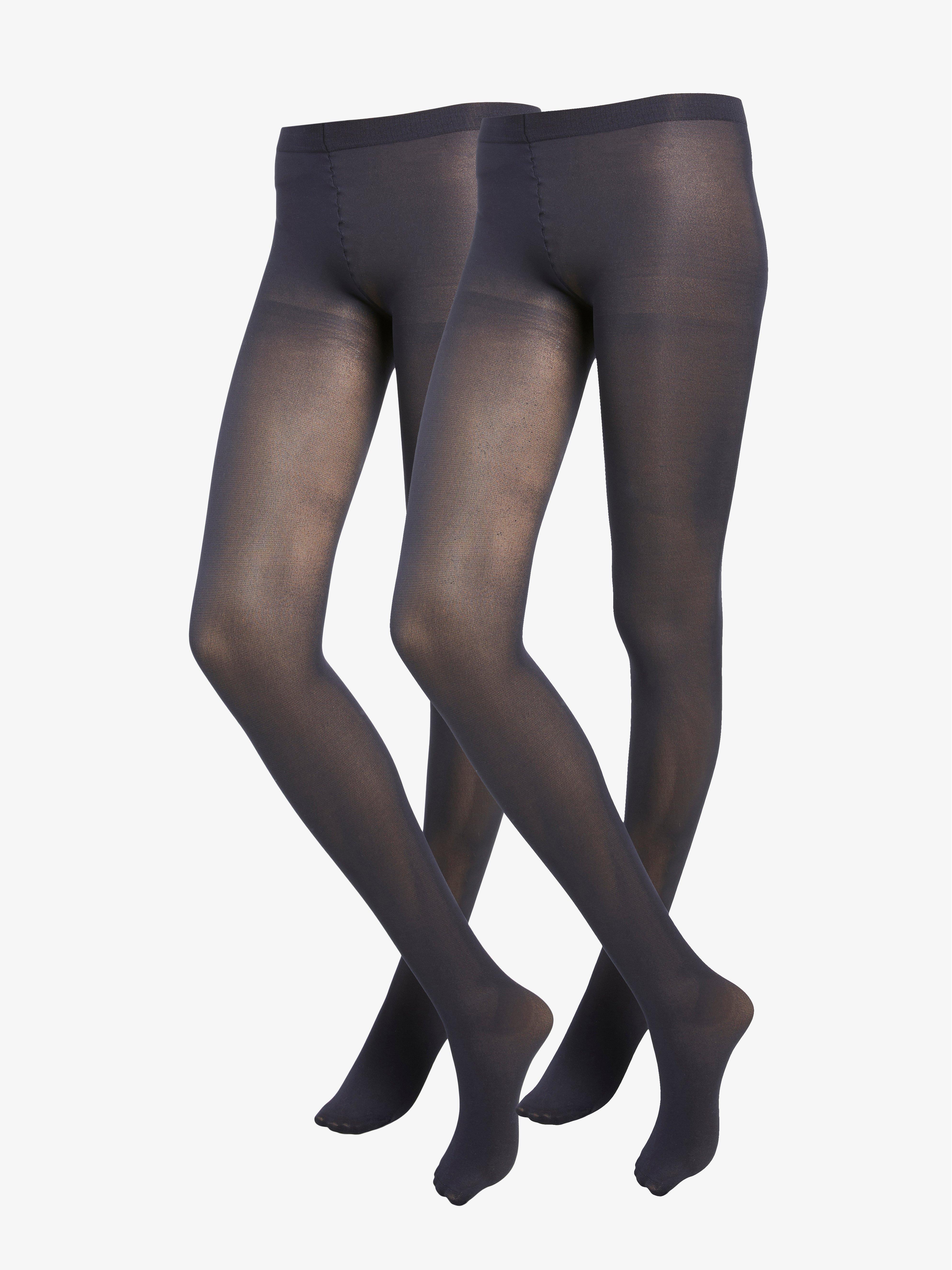 Navy Twin Pack School Tights