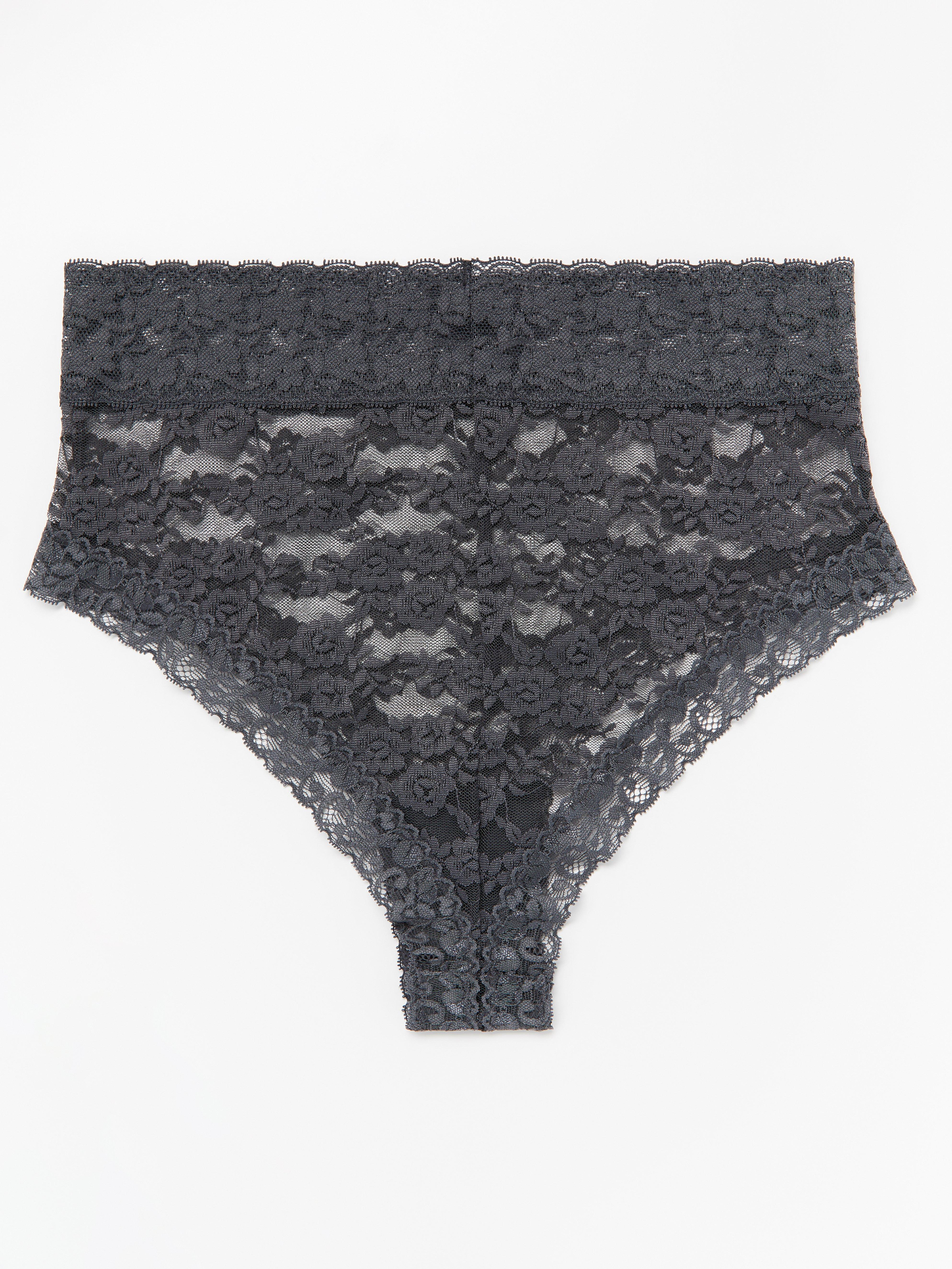 Brazilian High - Lingerie - Grey