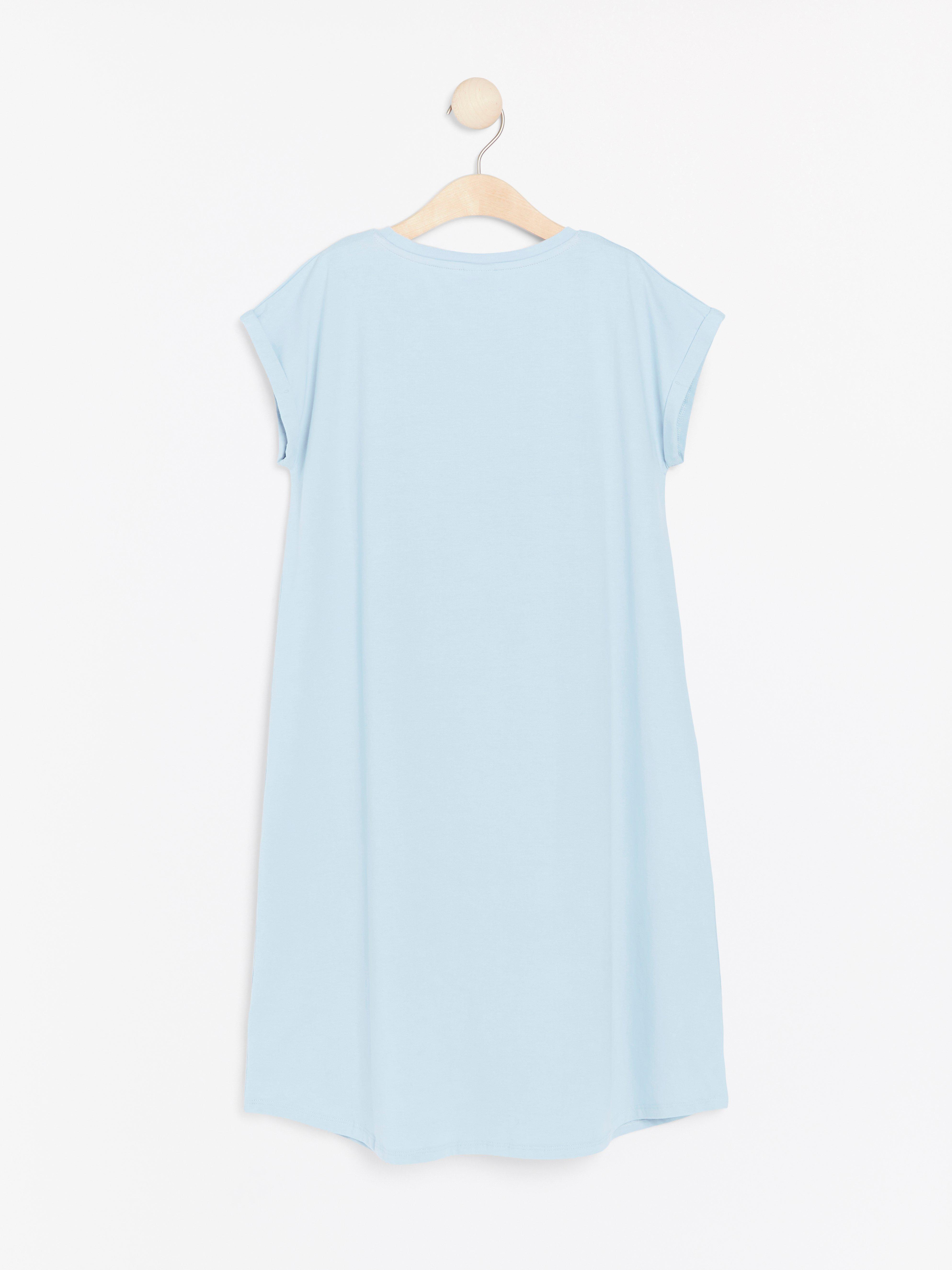light blue night dress