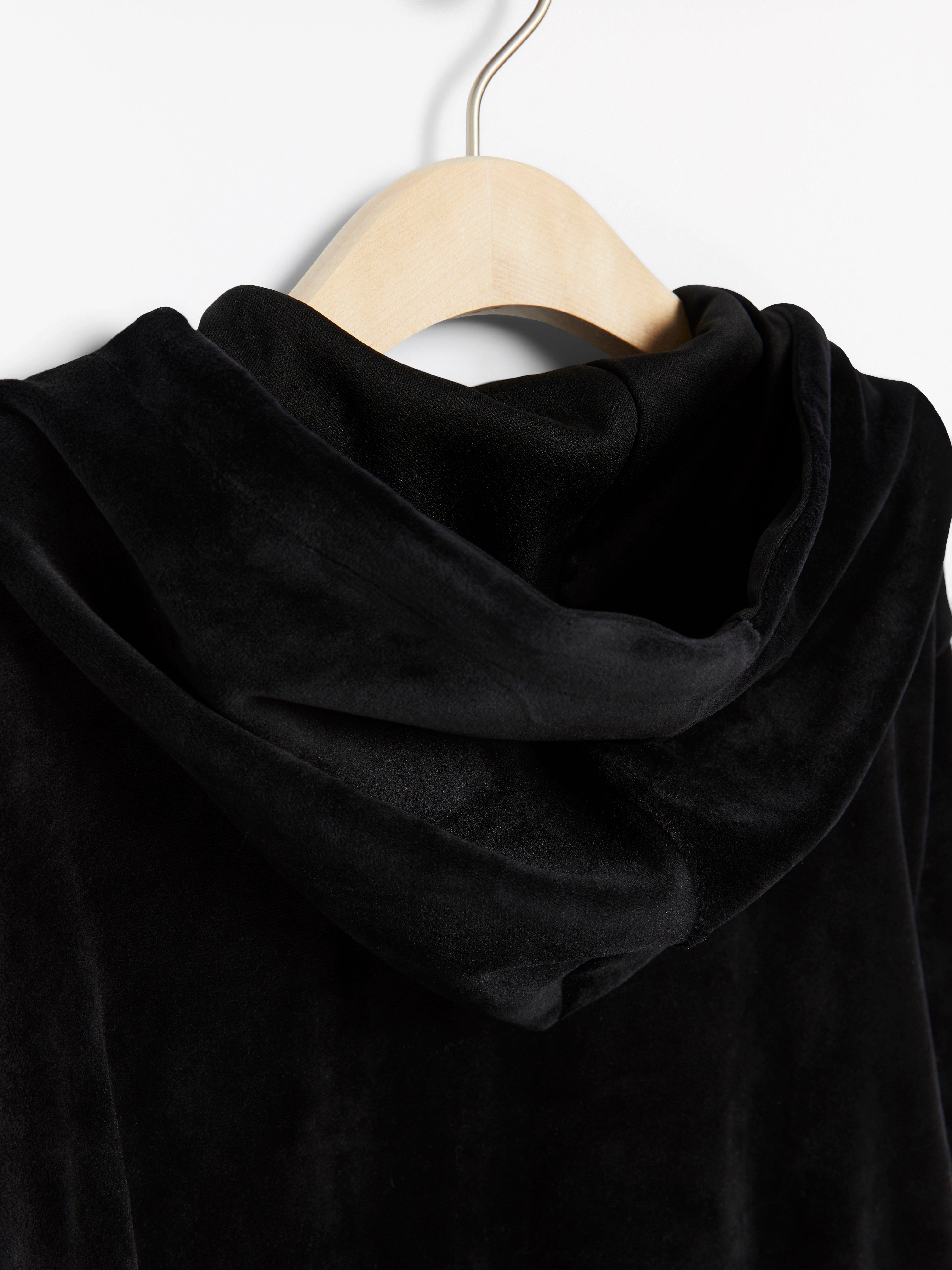 Hooded Jacket - Kids Wear - Black