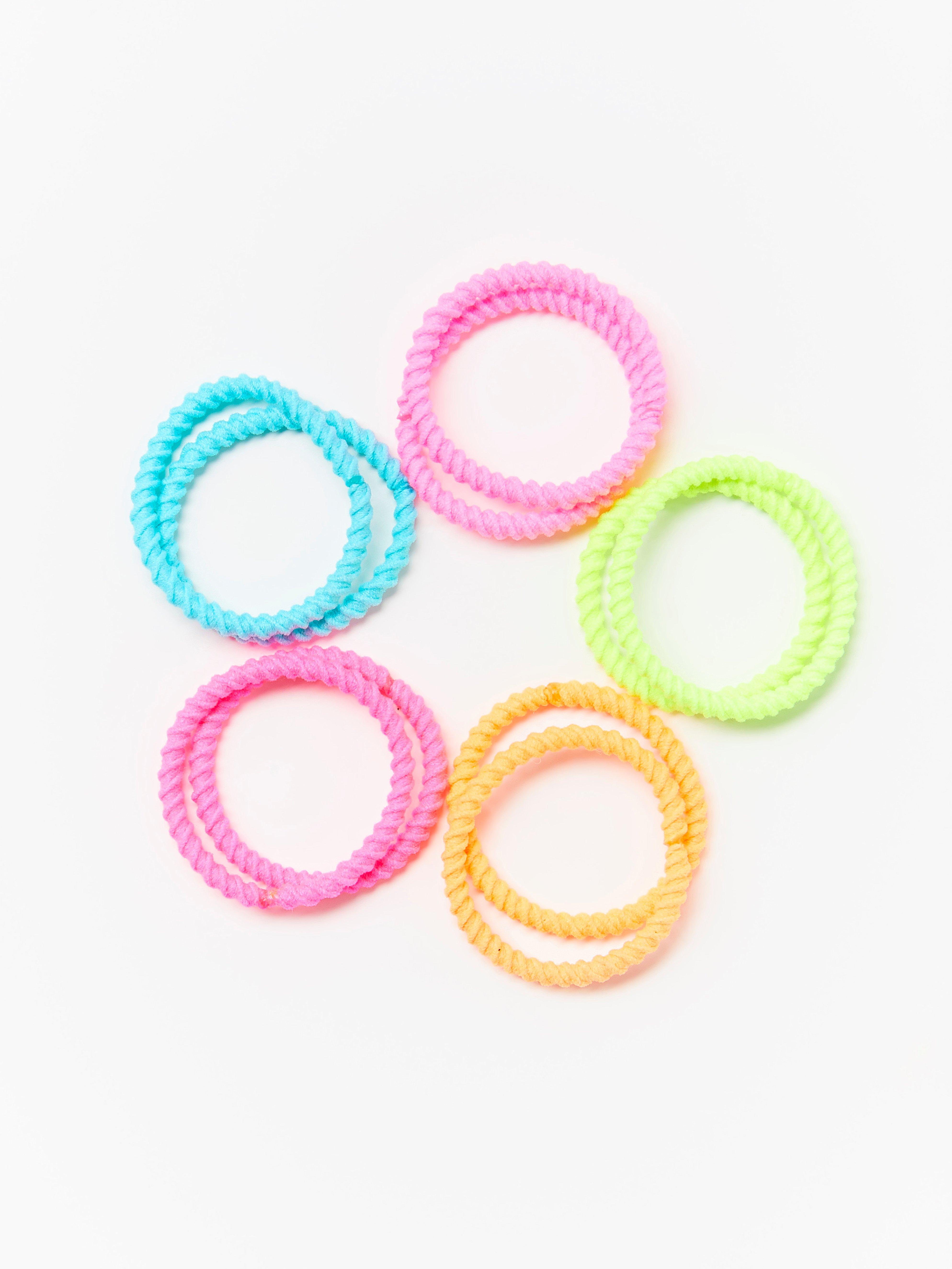 Hair Elastics - Kids Wear - Orange