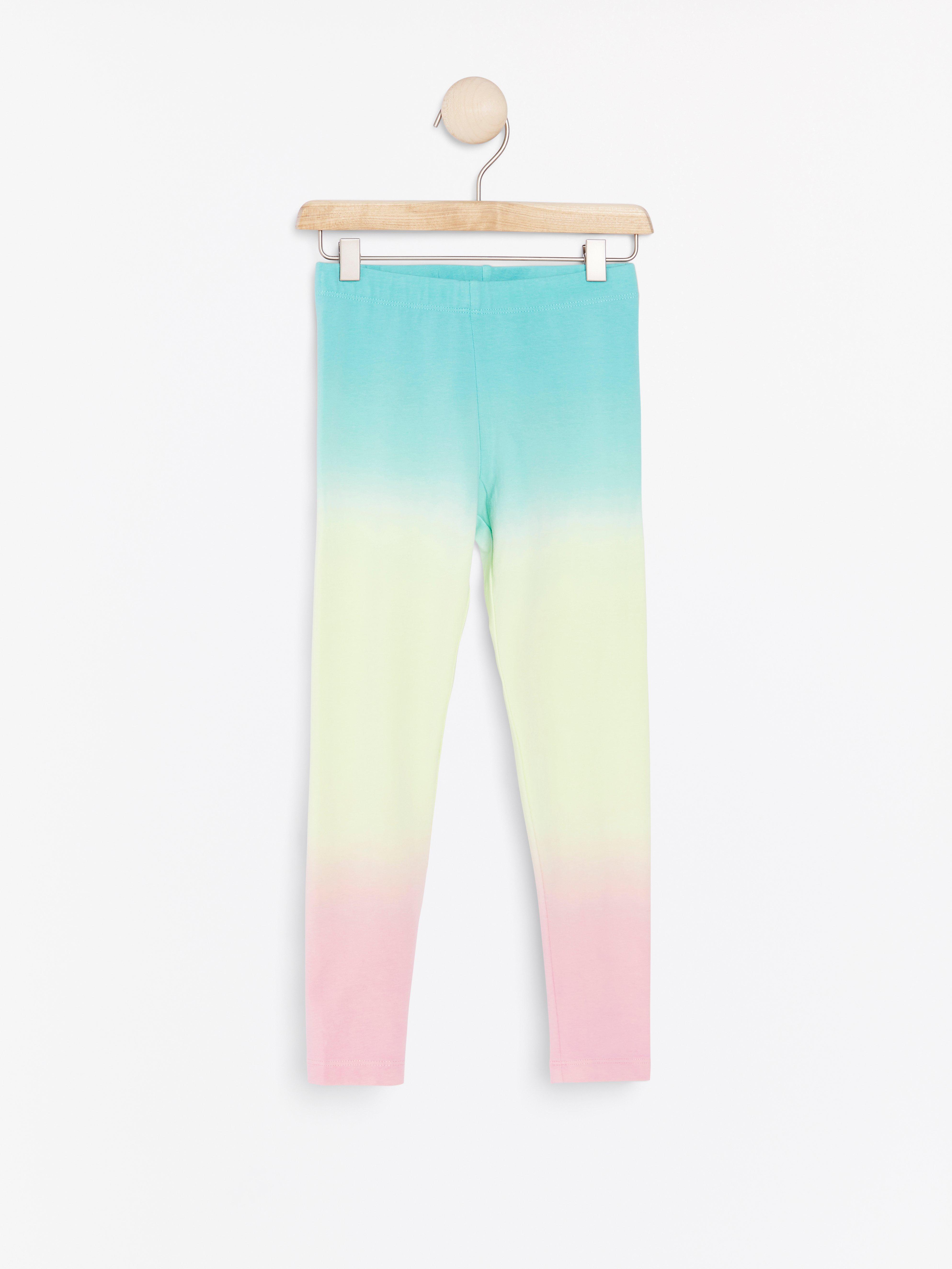 Leggings - Barn - Turkos