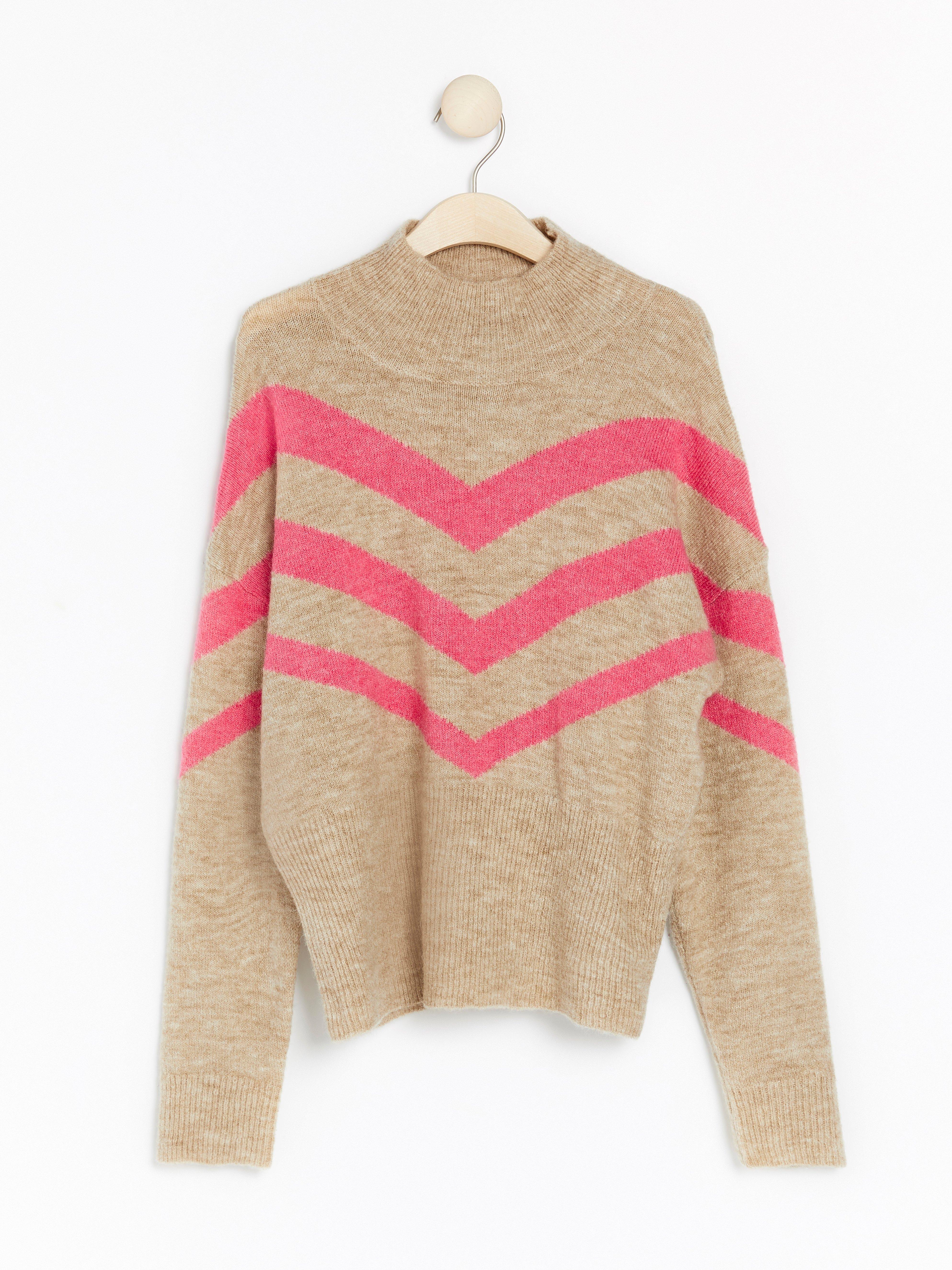 Turtle Neck Sweater - Womens Wear - Beige