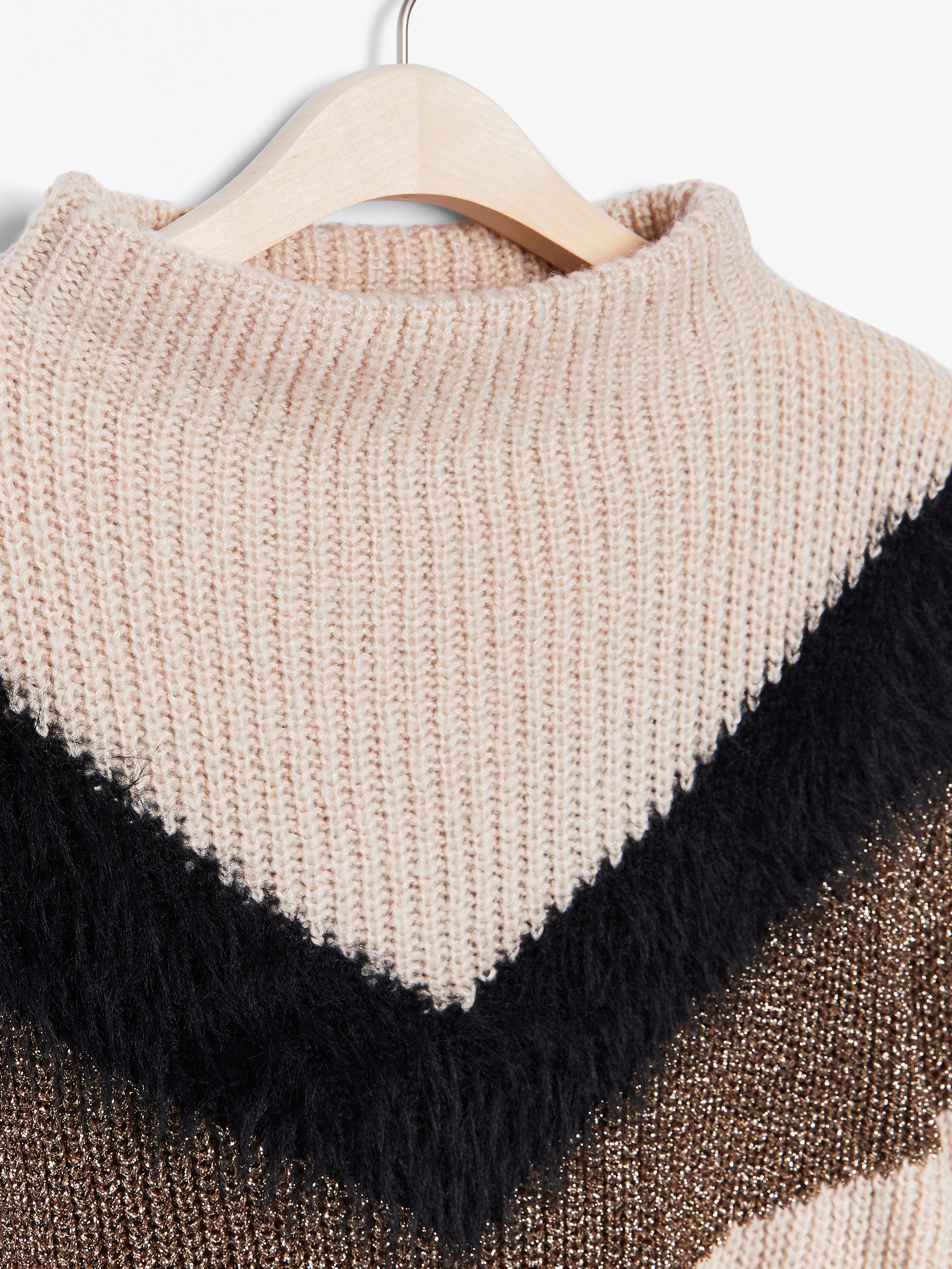 Turtle Neck Sweater - Womens Wear - Beige