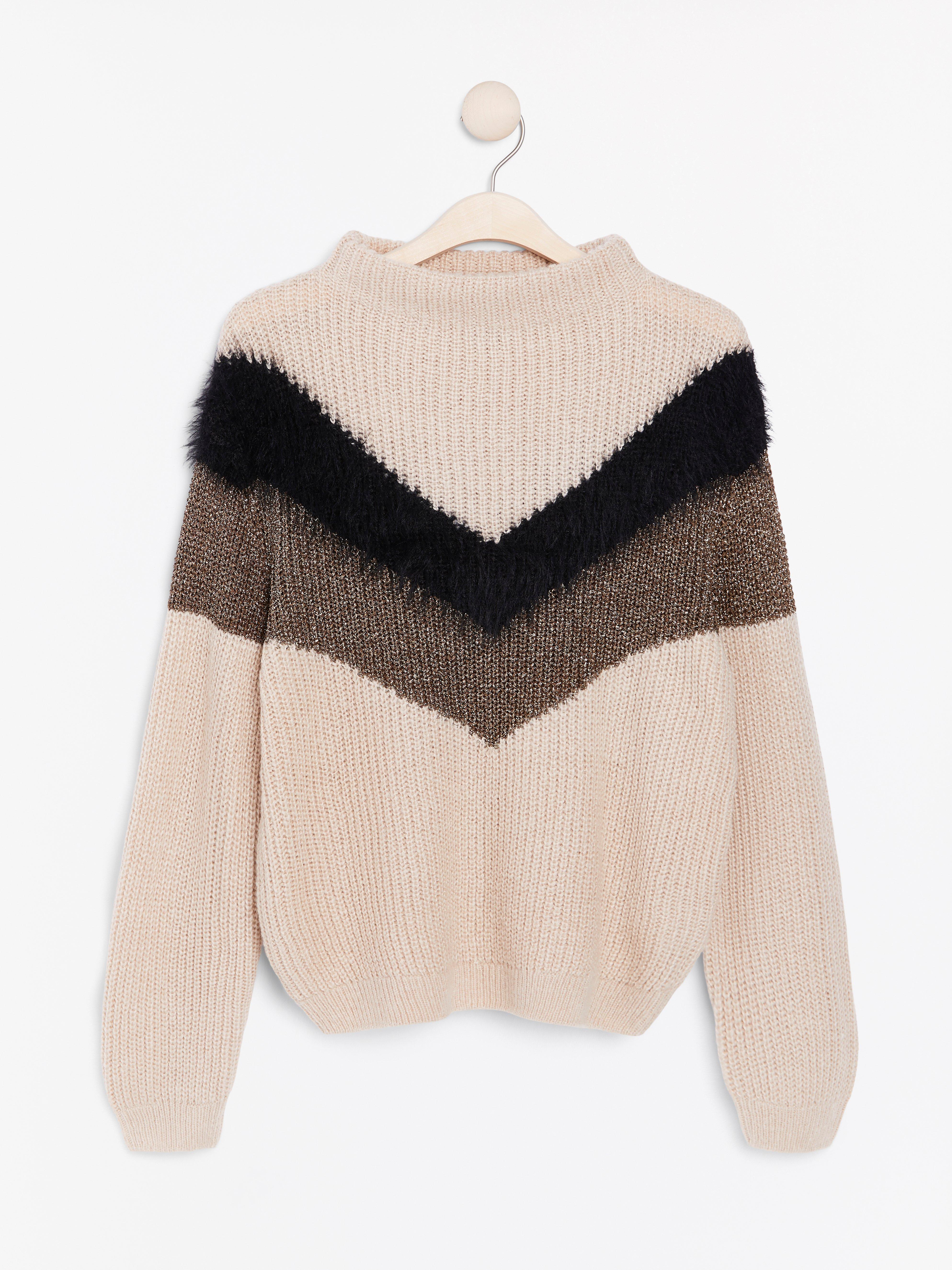 Turtle Neck Sweater - Womens Wear - Beige